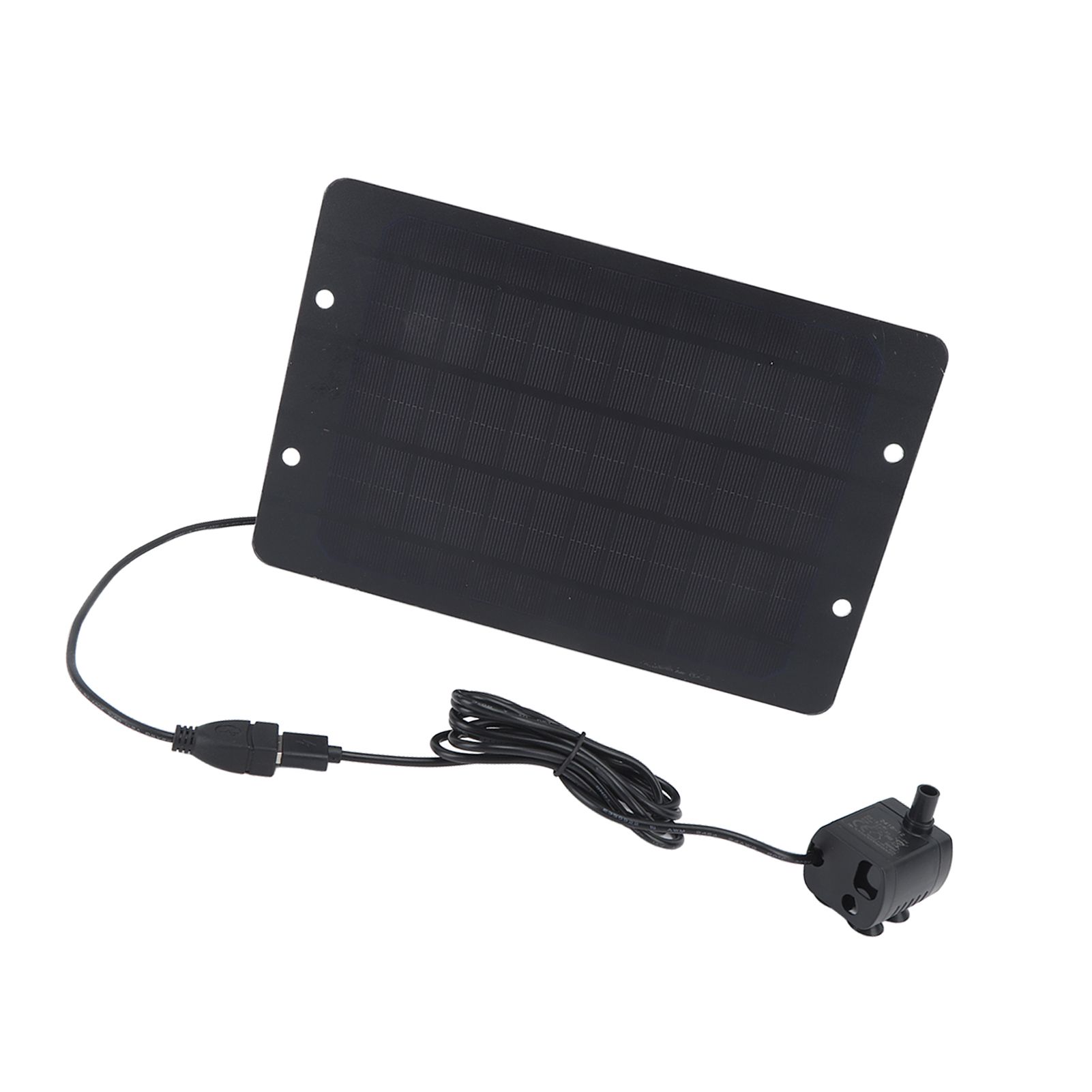 Solar Fountain 6V 10W Bird Bath Fountain USB Interface with Water Pump Solar Water Fountain for Patio Garden Bird Bath - Image 6