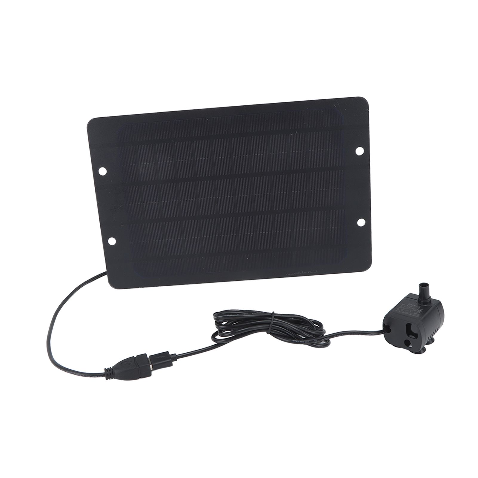 Solar Fountain 6V 10W Bird Bath Fountain USB Interface with Water Pump Solar Water Fountain for Patio Garden Bird Bath - Image 8