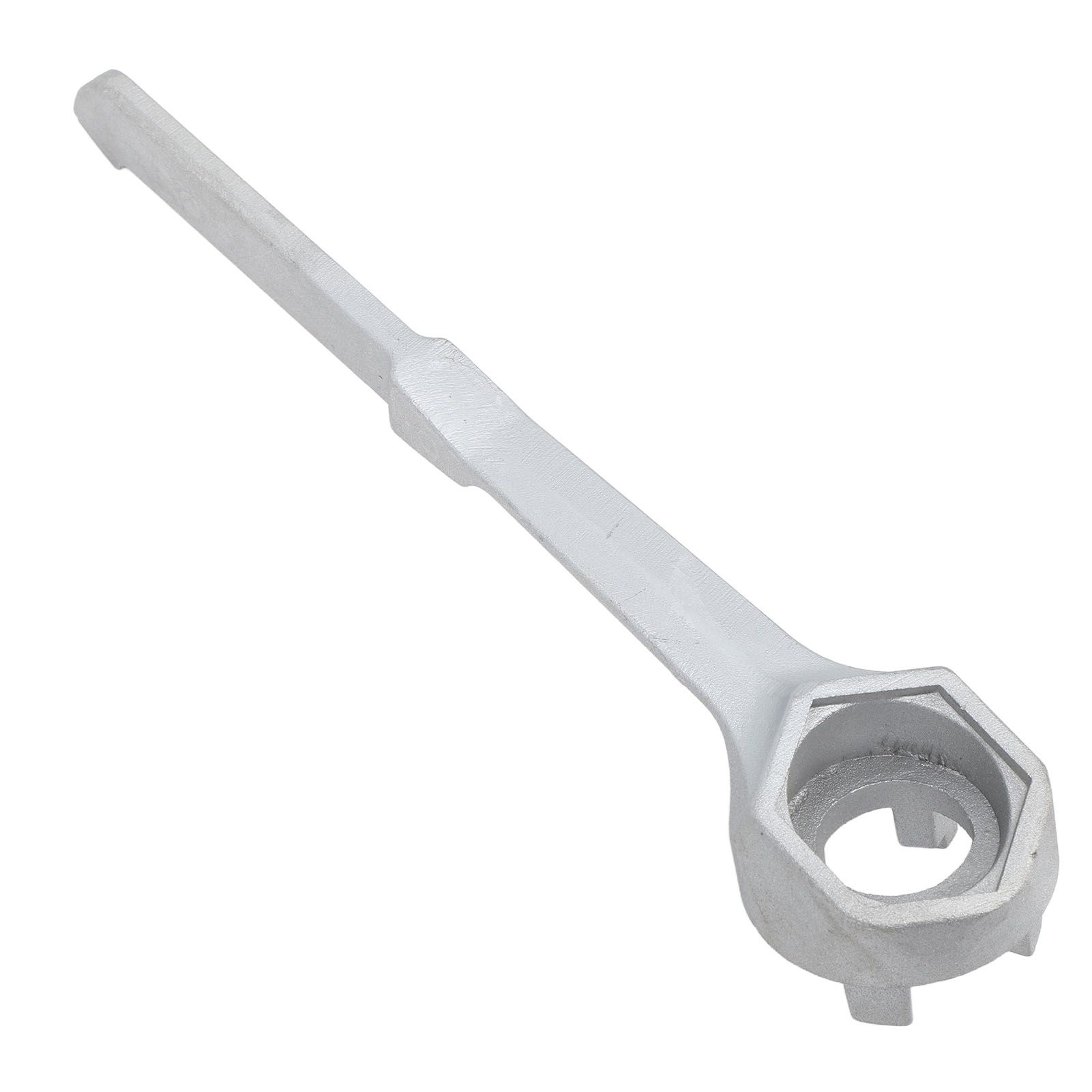 Bung Wrench 10 Inch Aluminum Drum Plug Wrench Barrel Opener Tool for 10 15 20 30 55 Gallon Bung Cap - Image 1