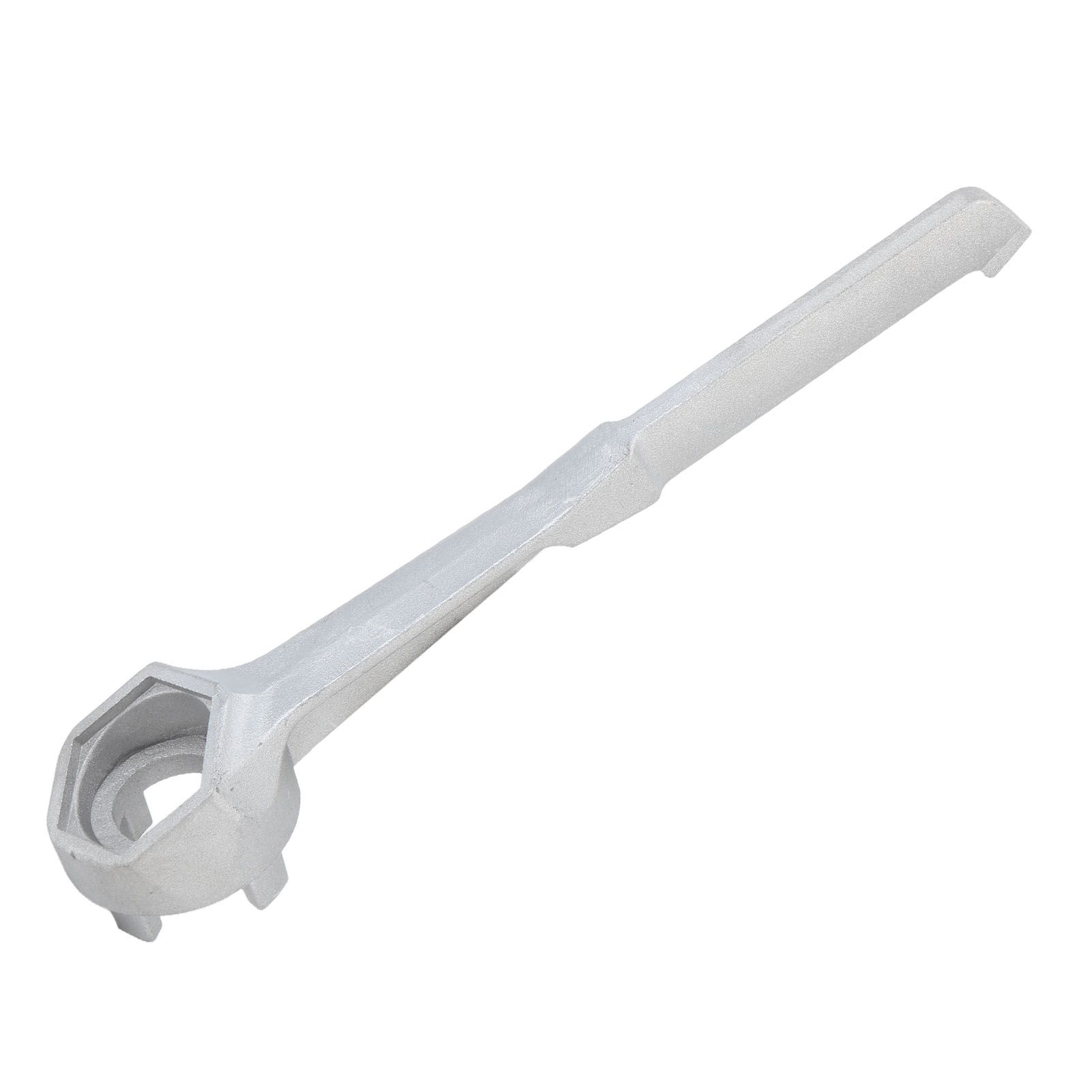 Bung Wrench 10 Inch Aluminum Drum Plug Wrench Barrel Opener Tool for 10 15 20 30 55 Gallon Bung Cap - Image 2