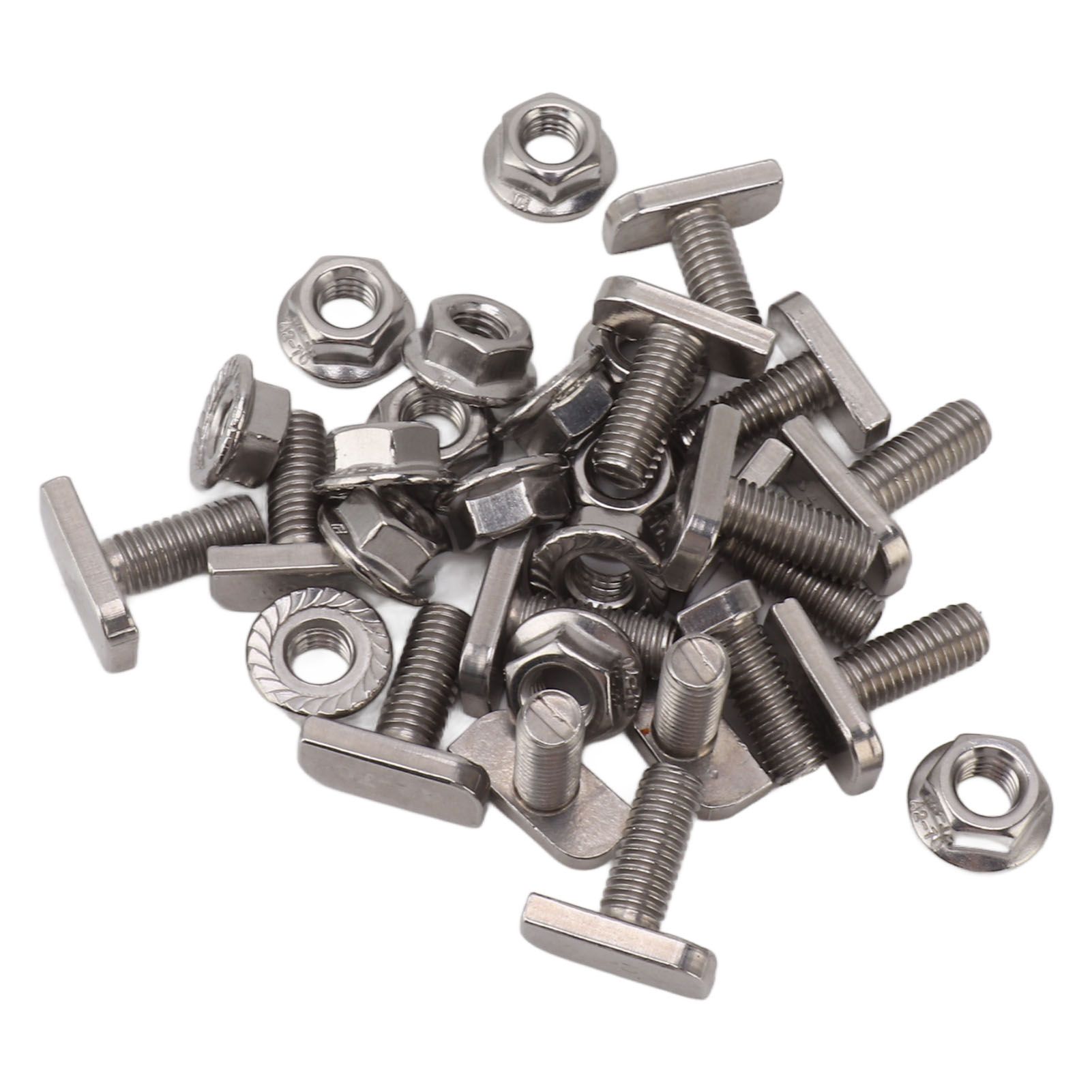 15 Set Hammer Head Screws M8 Stainless Steel Screws for Photovoltaic and Solar Installation - Image 1