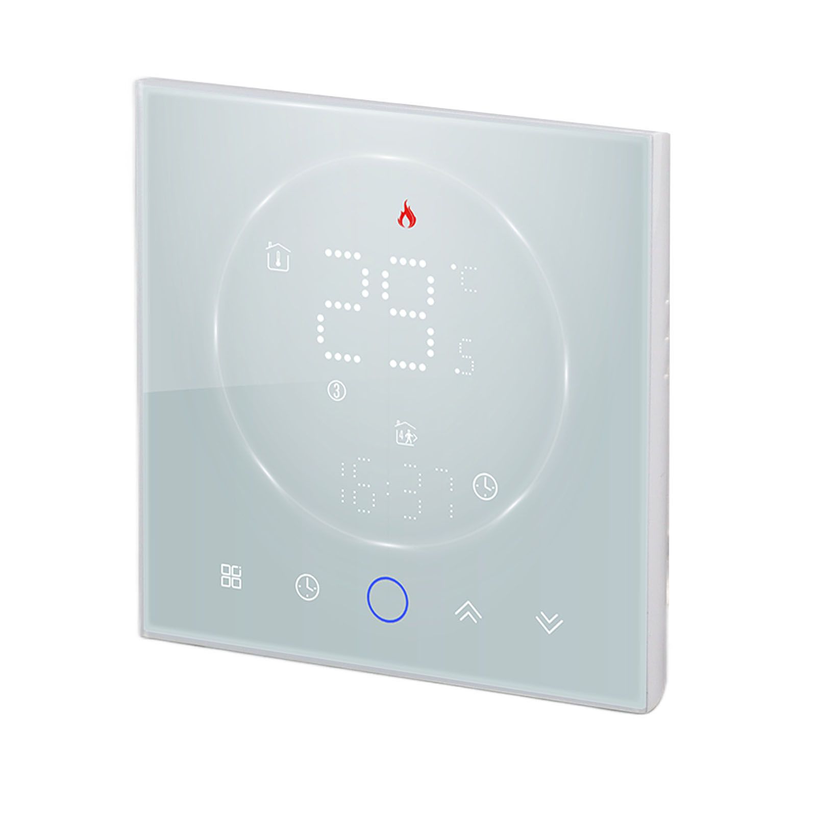 LED Smart Thermostat 7 Day Programmable Smart Wireless Home Thermostat Controller Panel for Electric Heating AC95‑240V White - Image 3