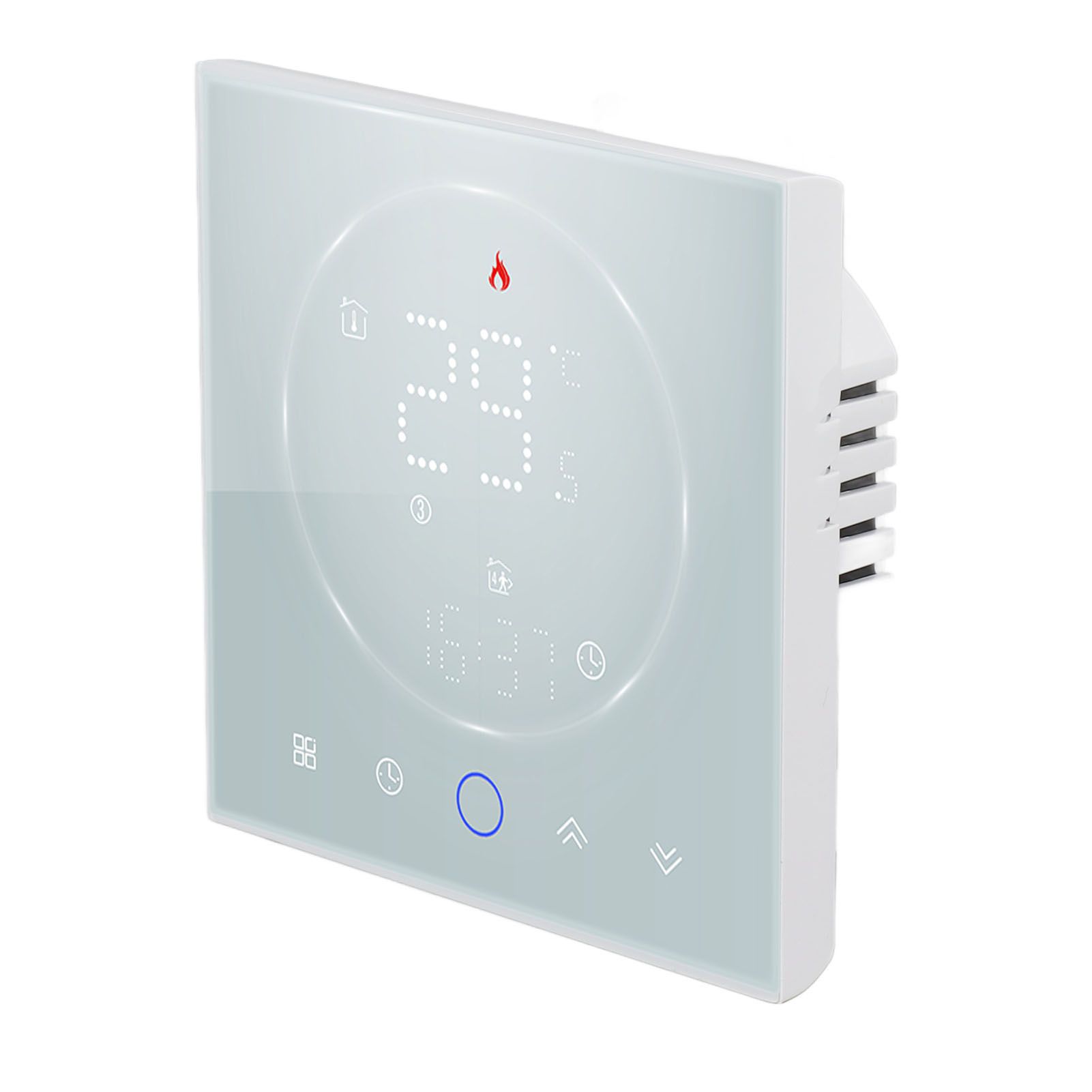 LED Smart Thermostat 7 Day Programmable Smart Wireless Home Thermostat Controller Panel for Electric Heating AC95‑240V White - Image 5