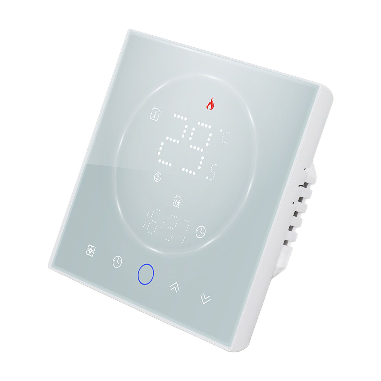 LED Smart Thermostat 7 Day Programmable Smart Wireless Home Thermostat Controller Panel for Electric Heating AC95‑240V White - Image 8