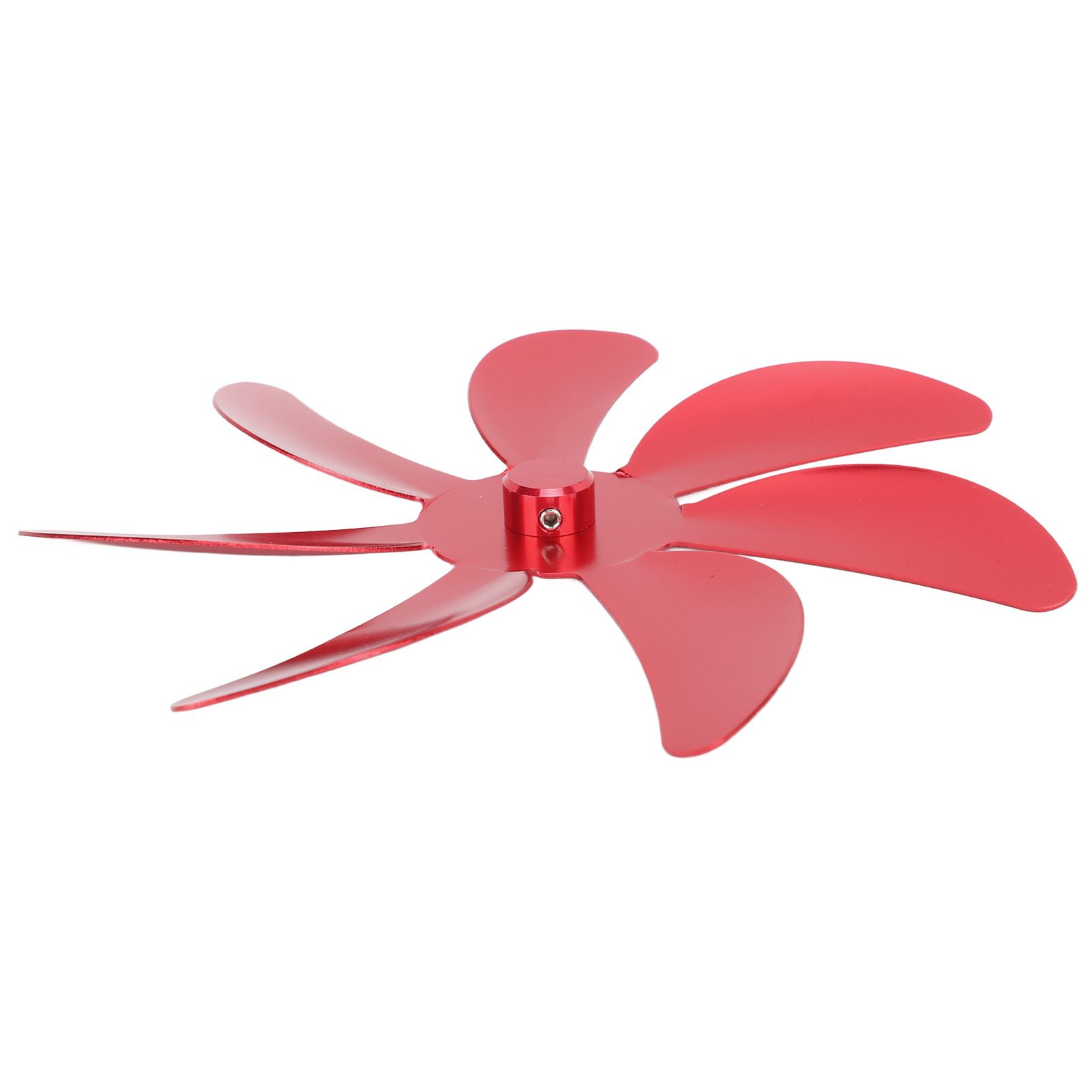 Stove Fan Aluminum Alloy Blade 7 Blades Easy Installation Universal Fireplace Fan Blade Replacement for Fireplace Fan Red - Image 5