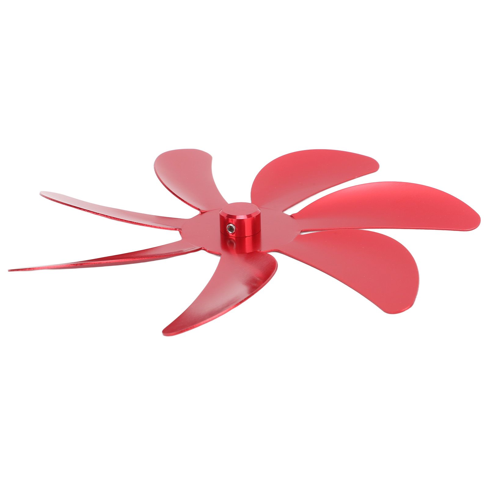 Stove Fan Aluminum Alloy Blade 7 Blades Easy Installation Universal Fireplace Fan Blade Replacement for Fireplace Fan Red - Image 7