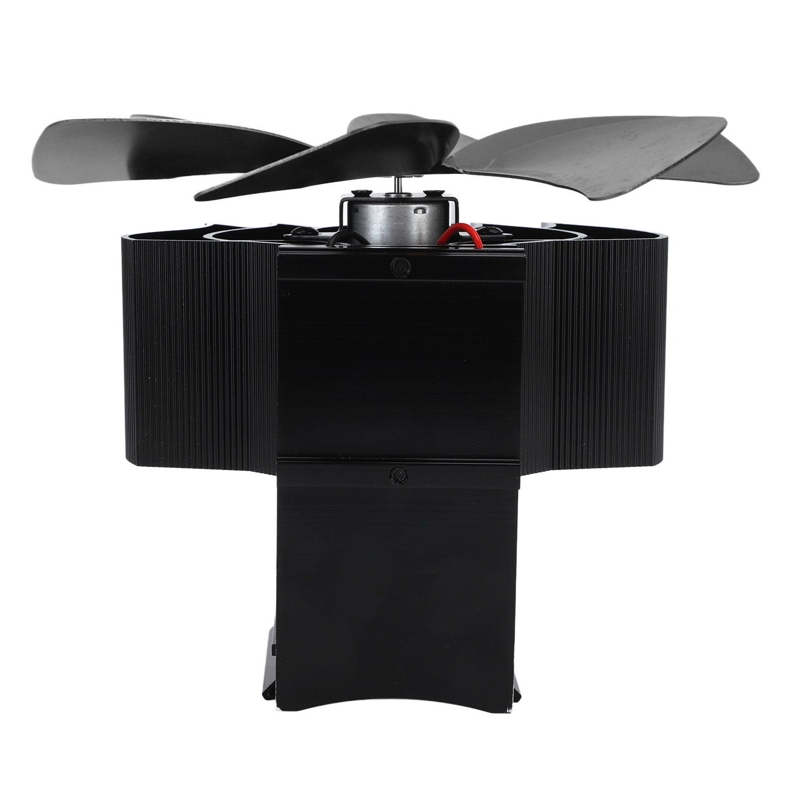 Wood Stove Fan Heat Powered 6 Blades Hanging Stove Fan Silent Flue Pipe Hanging Fireplace Fan Eco Friendly Wall Mount Black - Image 8