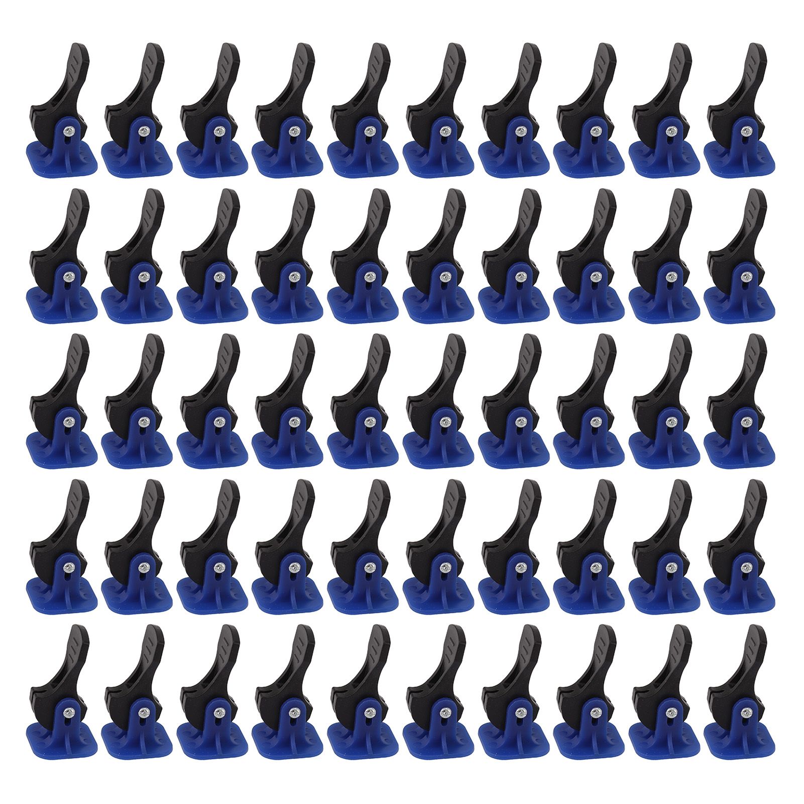 Tile Leveling System Kit 50pcs Reusable Tile Leveler with T Pin Tools for Wall Floor Tile Adjustment - Image 1