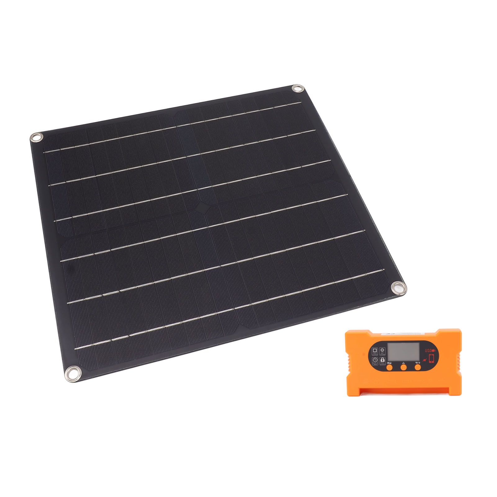 10A Smart Solar Panel Kit with Controller Battery Free Direct Drive Solar Panel Kit Monocrystalline Silicon 25W - Image 6