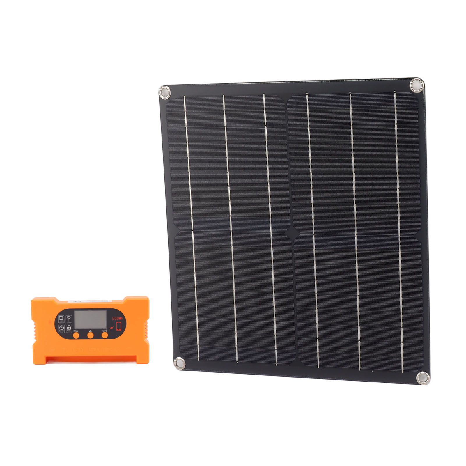 18V 25W Monocrystalline Solar Panel Kit Battery Free Direct Drive IP70 Solar Panel with 100A Fast Charging Controller - Image 3