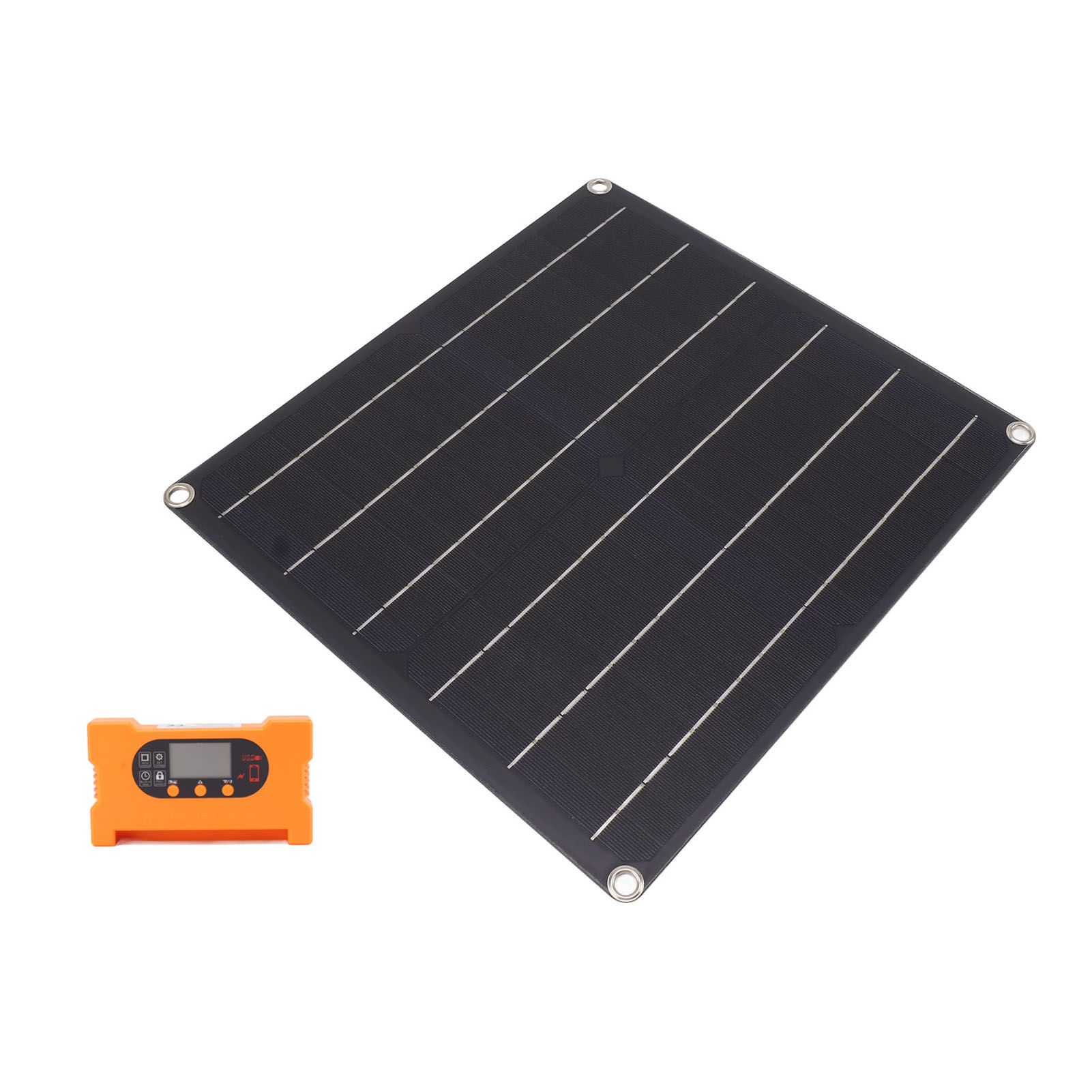 18V 25W Monocrystalline Solar Panel Kit Battery Free Direct Drive IP70 Solar Panel with 100A Fast Charging Controller - Image 8