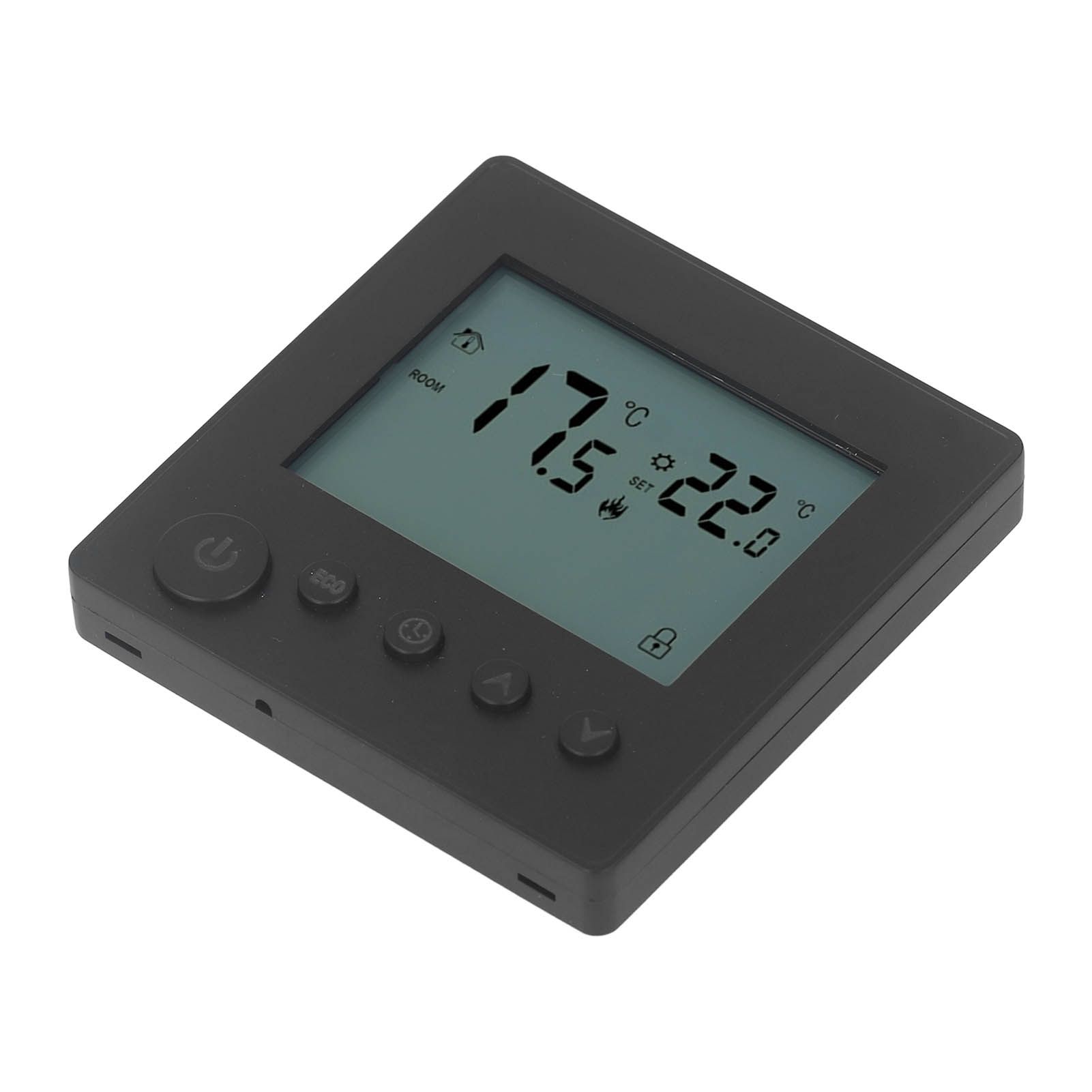 Digital Thermostat 4500W High Power Electric Floor Heating Temperature Control Thermostat for Office Mall AC 90V to 240V Black - Image 5