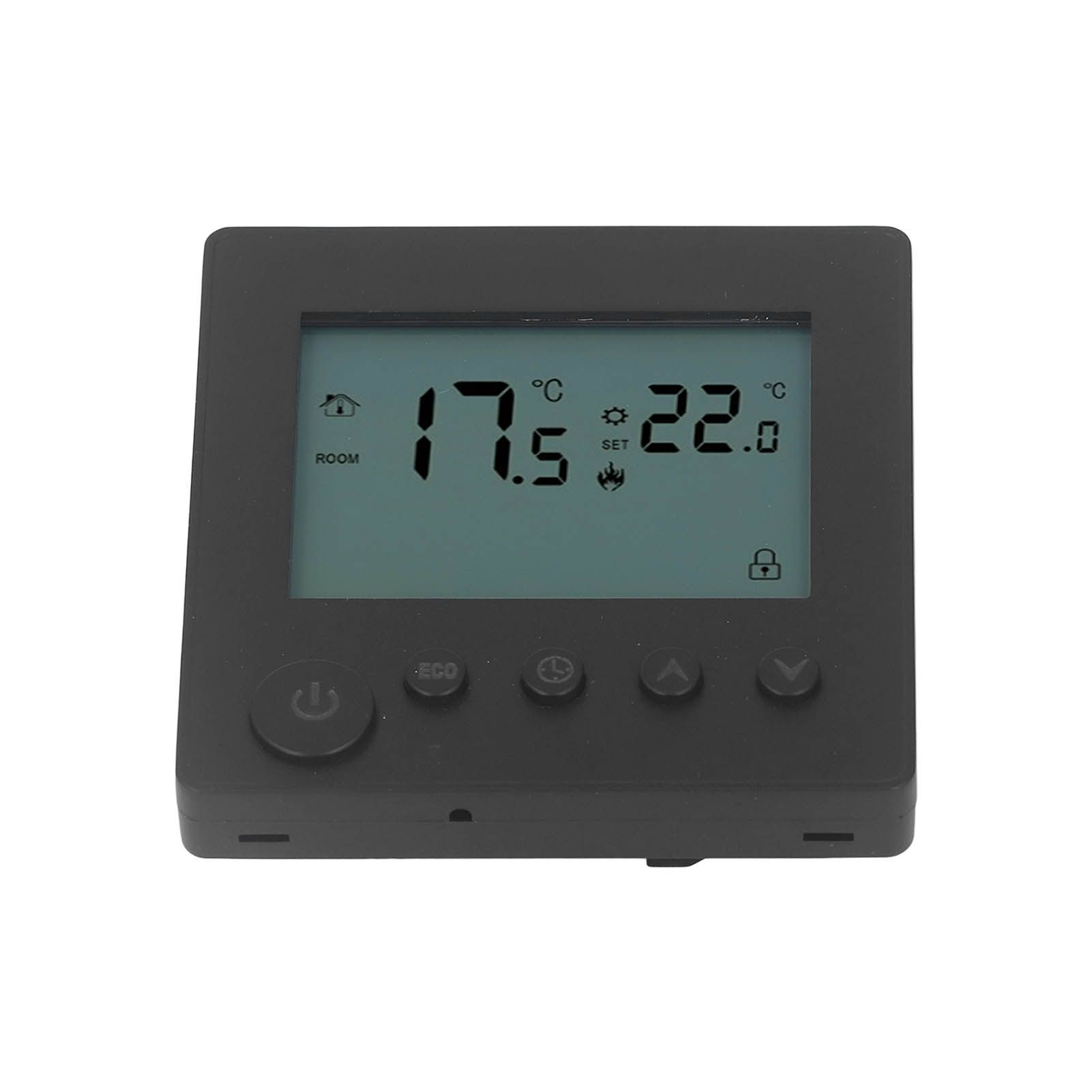 Digital Thermostat 4500W High Power Electric Floor Heating Temperature Control Thermostat for Office Mall AC 90V to 240V Black - Image 6