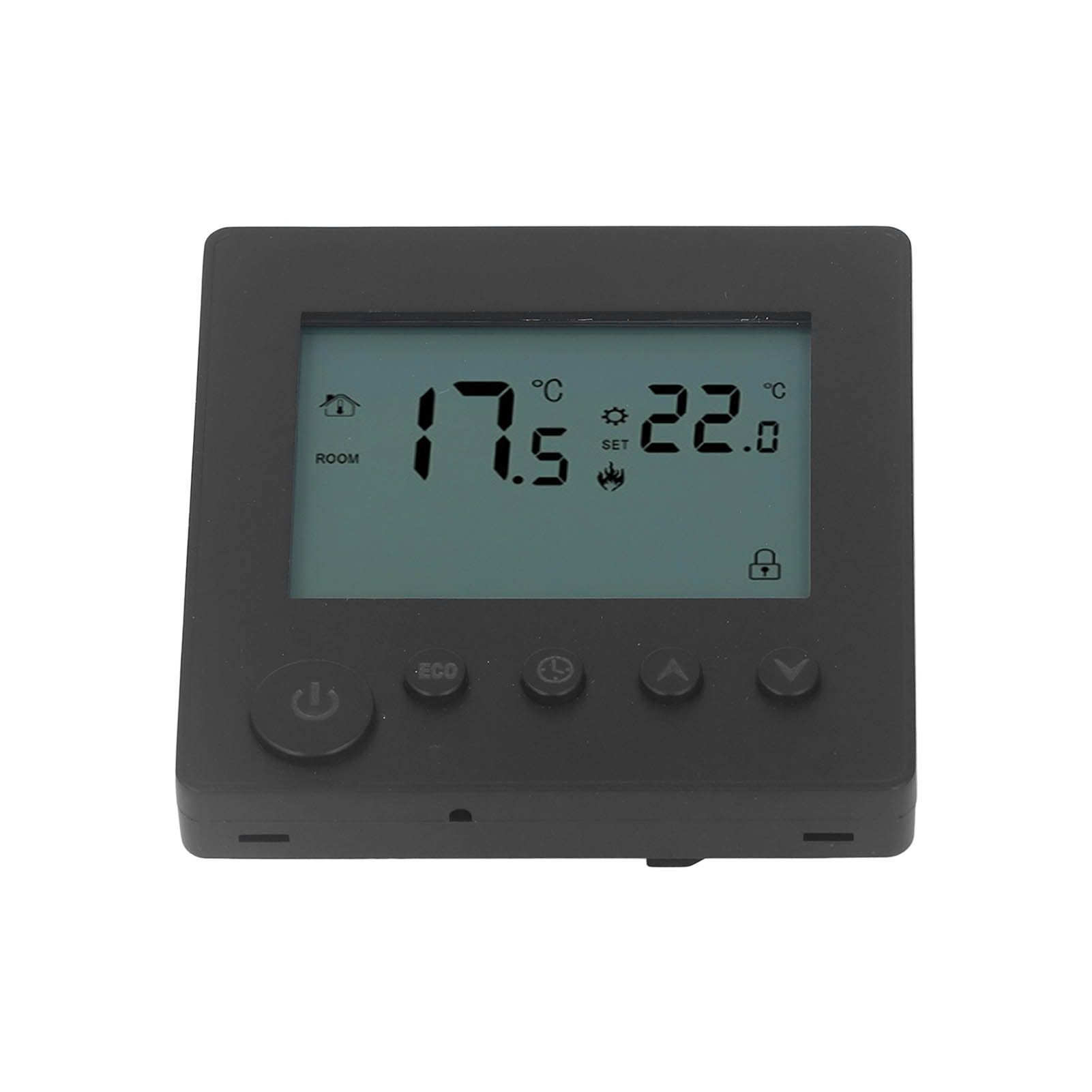 Smart Thermostat 4500W Button Control Water Heating Thermostat for Home Office Market Hotel AC90V to 240V Black - Image 6