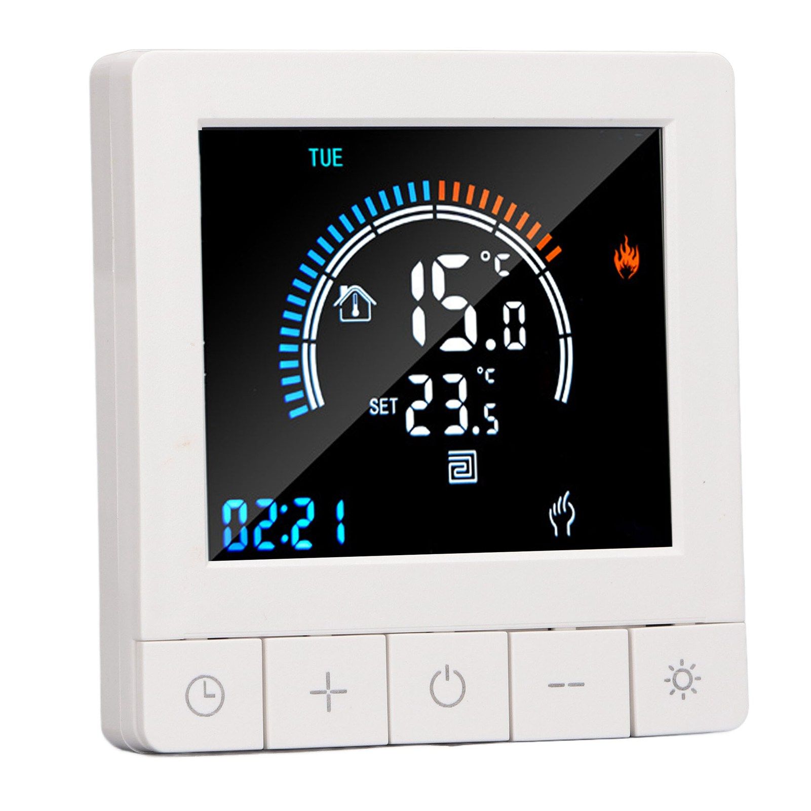 Smart Thermostat Programmable LCD Precise Control Smart Water Heating Thermostat For Home Office Mall AC90V‑240V WiFi Model - Image 3