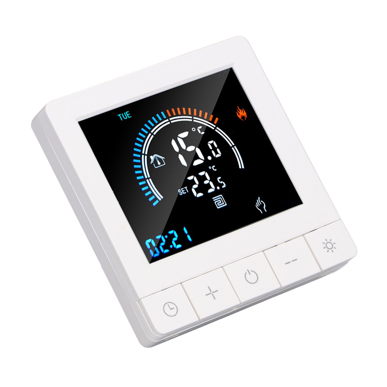Programmable Smart Thermostat Electric Heating Smart Thermostat Digital LCD Display Temperature Controller for Home Hotels AC 90V‑240V 16A WiFi Style - Image 3