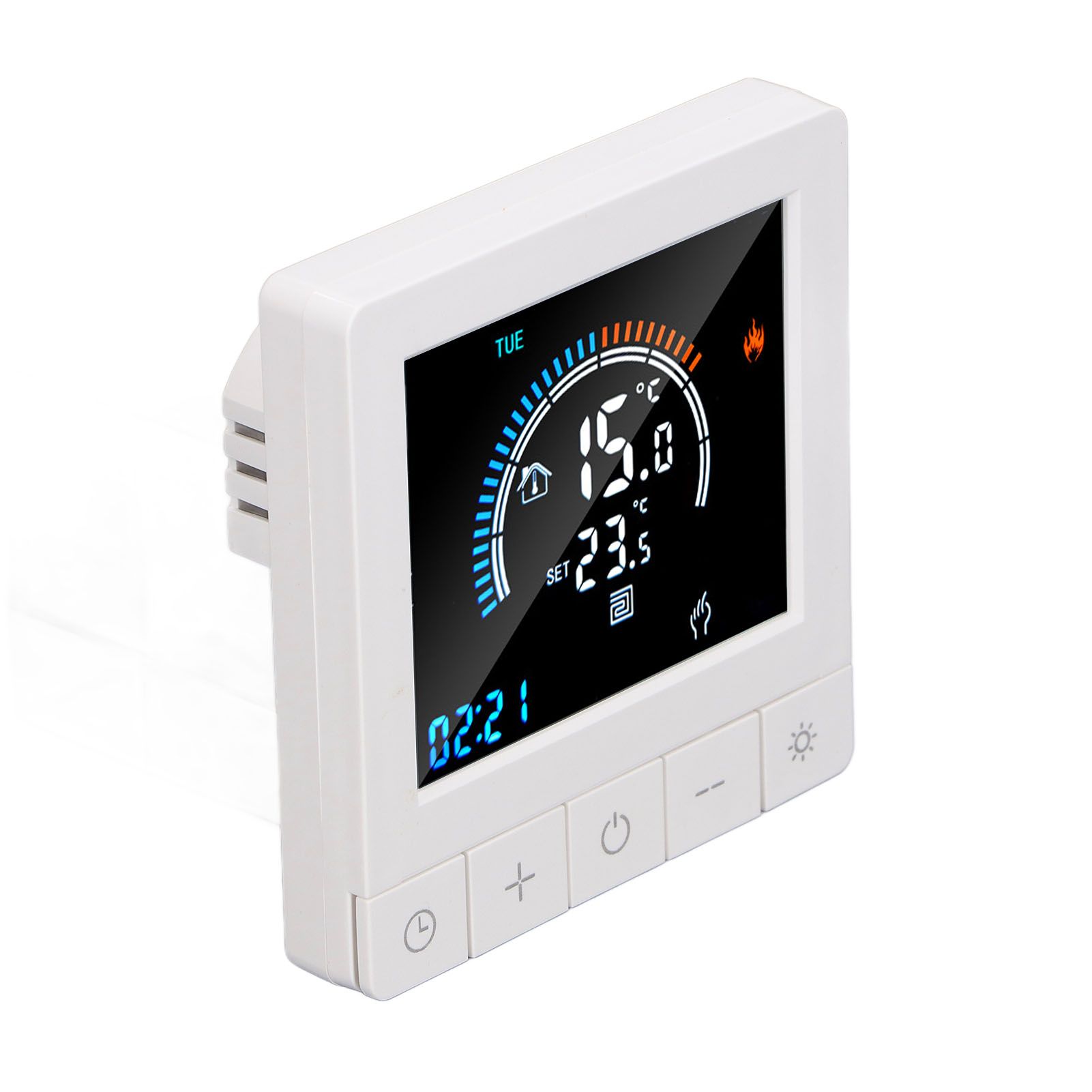 Programmable Smart Thermostat Electric Heating Smart Thermostat Digital LCD Display Temperature Controller for Home Hotels AC 90V‑240V 16A WiFi Style - Image 6