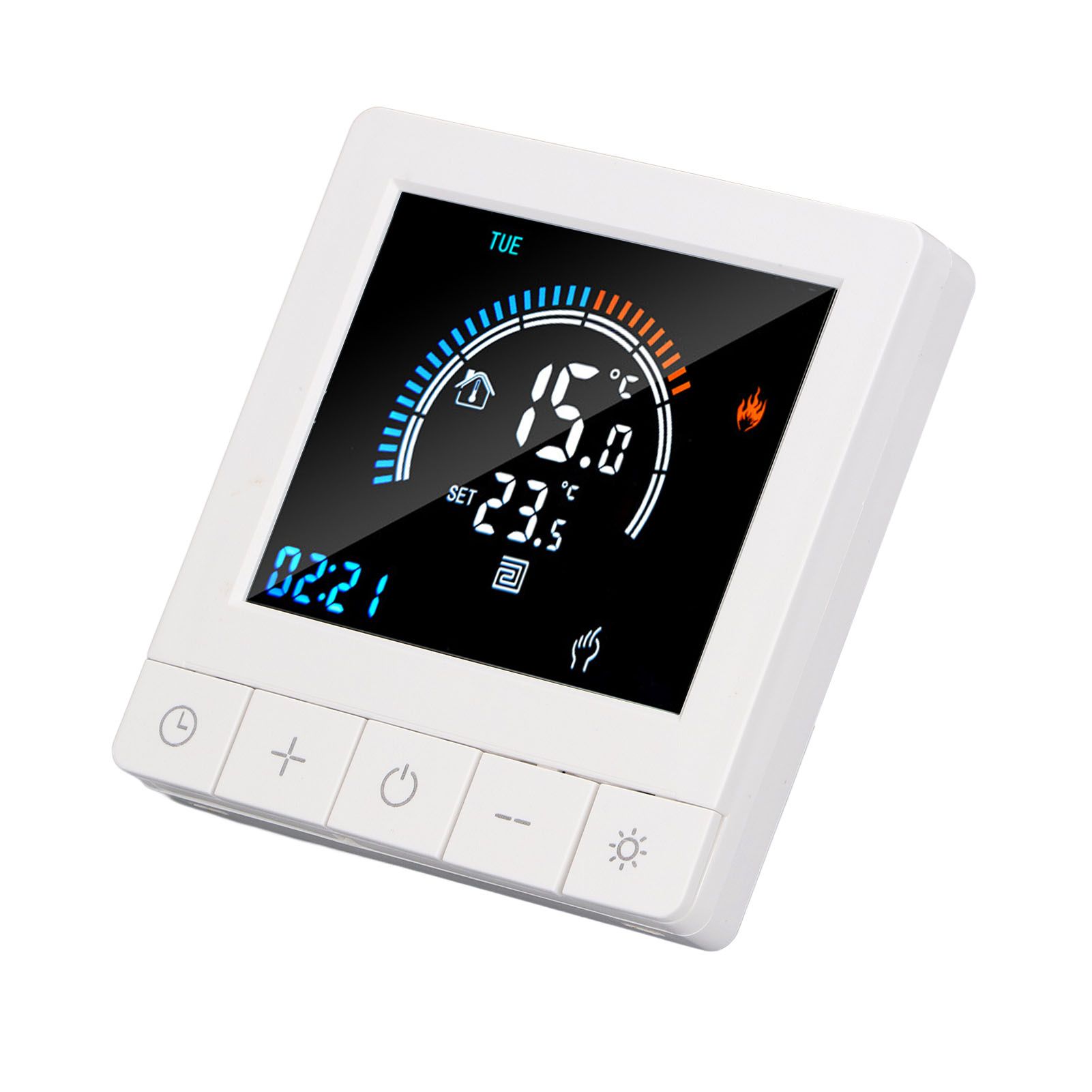 Programmable Smart Thermostat Electric Heating Smart Thermostat Digital LCD Display Temperature Controller for Home Hotels AC 90V‑240V 16A Regular Style - Image 4