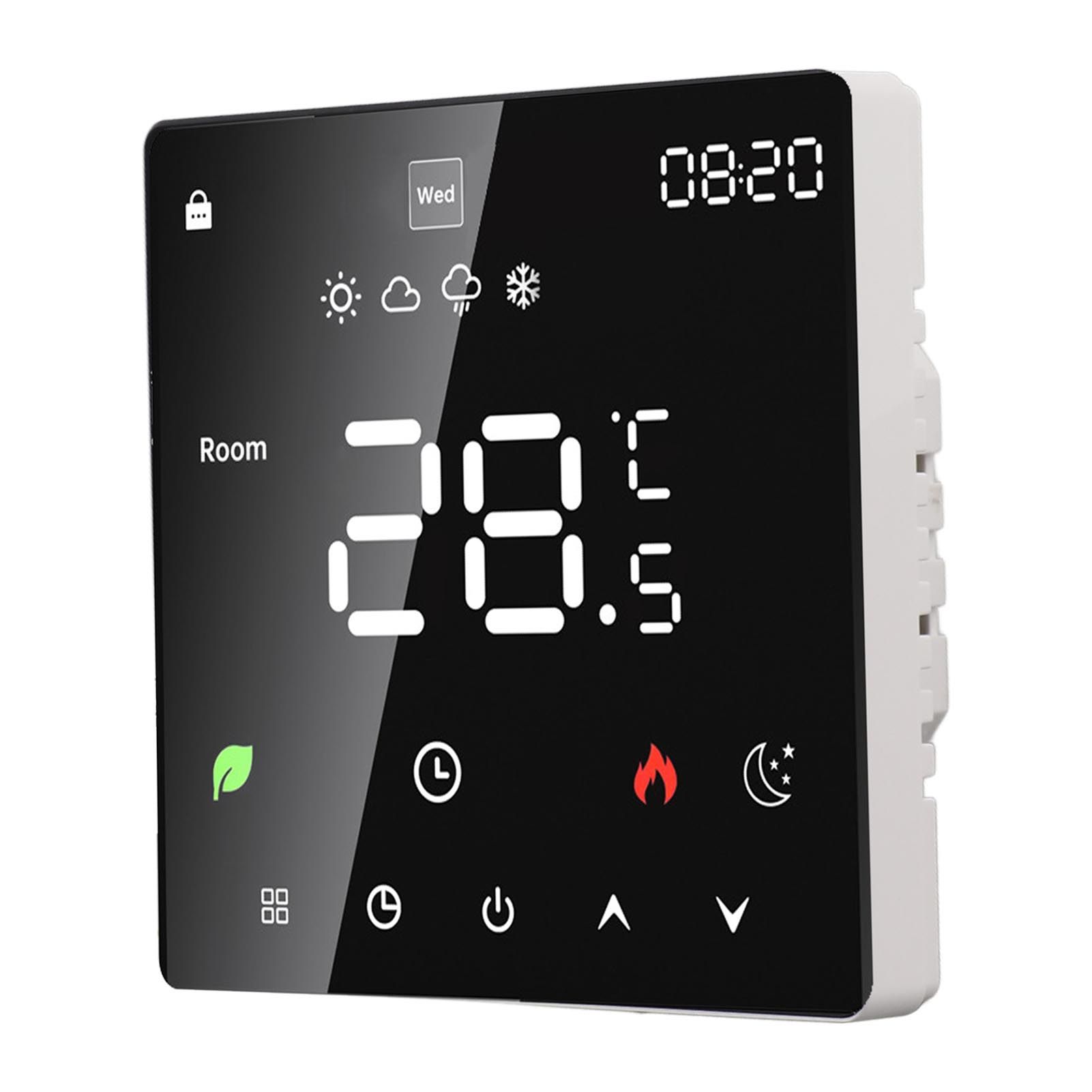 3A Digital Thermostat with LCD Display Smart Programmable Thermostat with Touchscreen Hydronic Boiler Thermostat AC 90V‑240V WiFi - Image 7