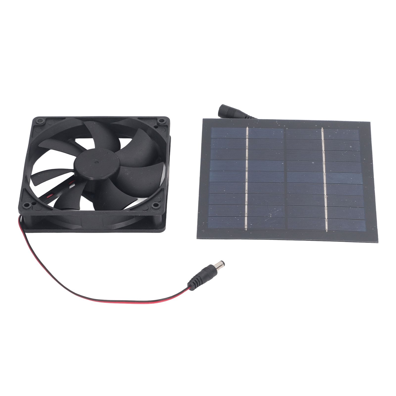 Solar Panel Fan Kit 20W IP65 Waterproof for Outside Small Chicken Coops Greenhouses Sheds Pet Houses Window Exhaust - Image 2