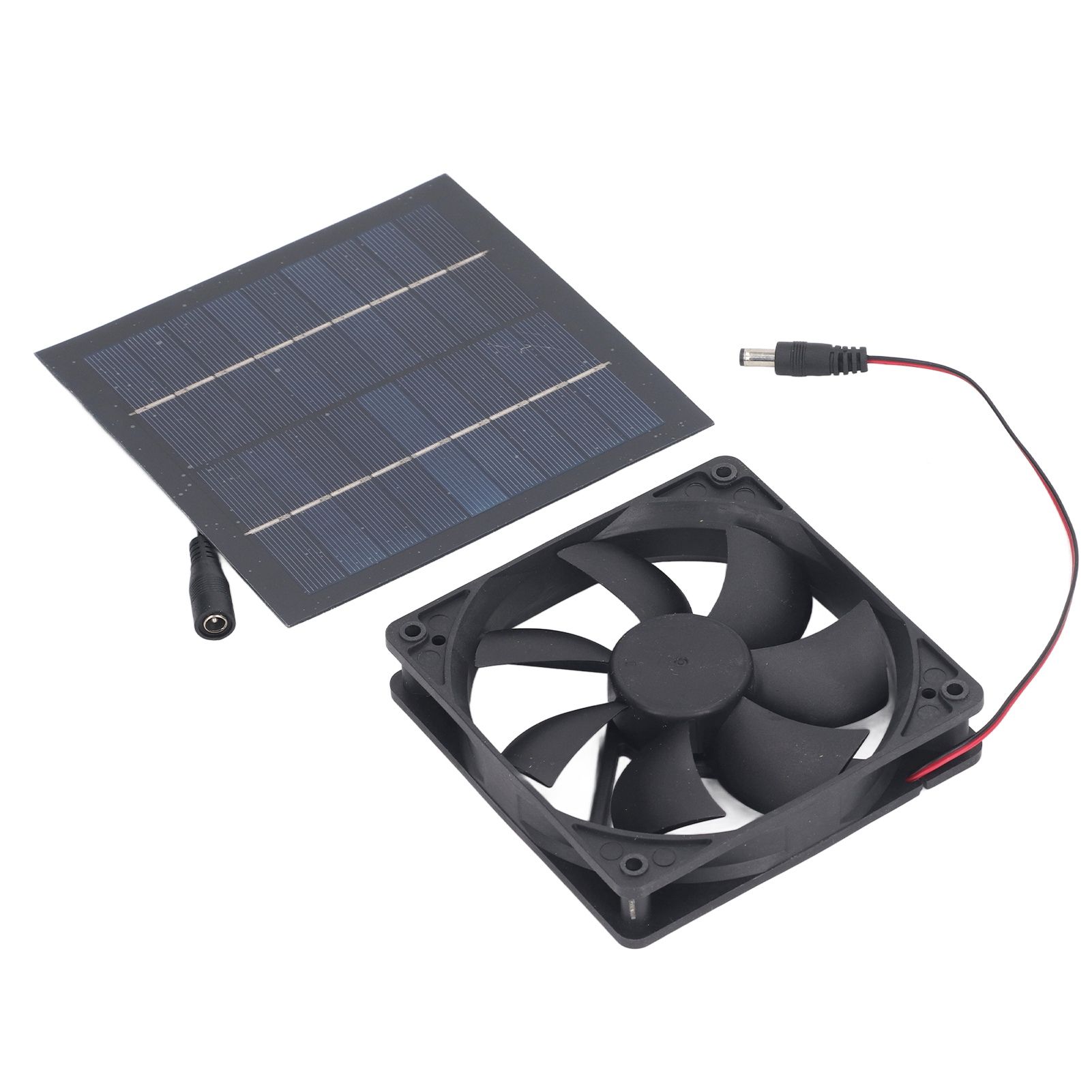 Solar Panel Fan Kit 20W IP65 Waterproof for Outside Small Chicken Coops Greenhouses Sheds Pet Houses Window Exhaust - Image 4