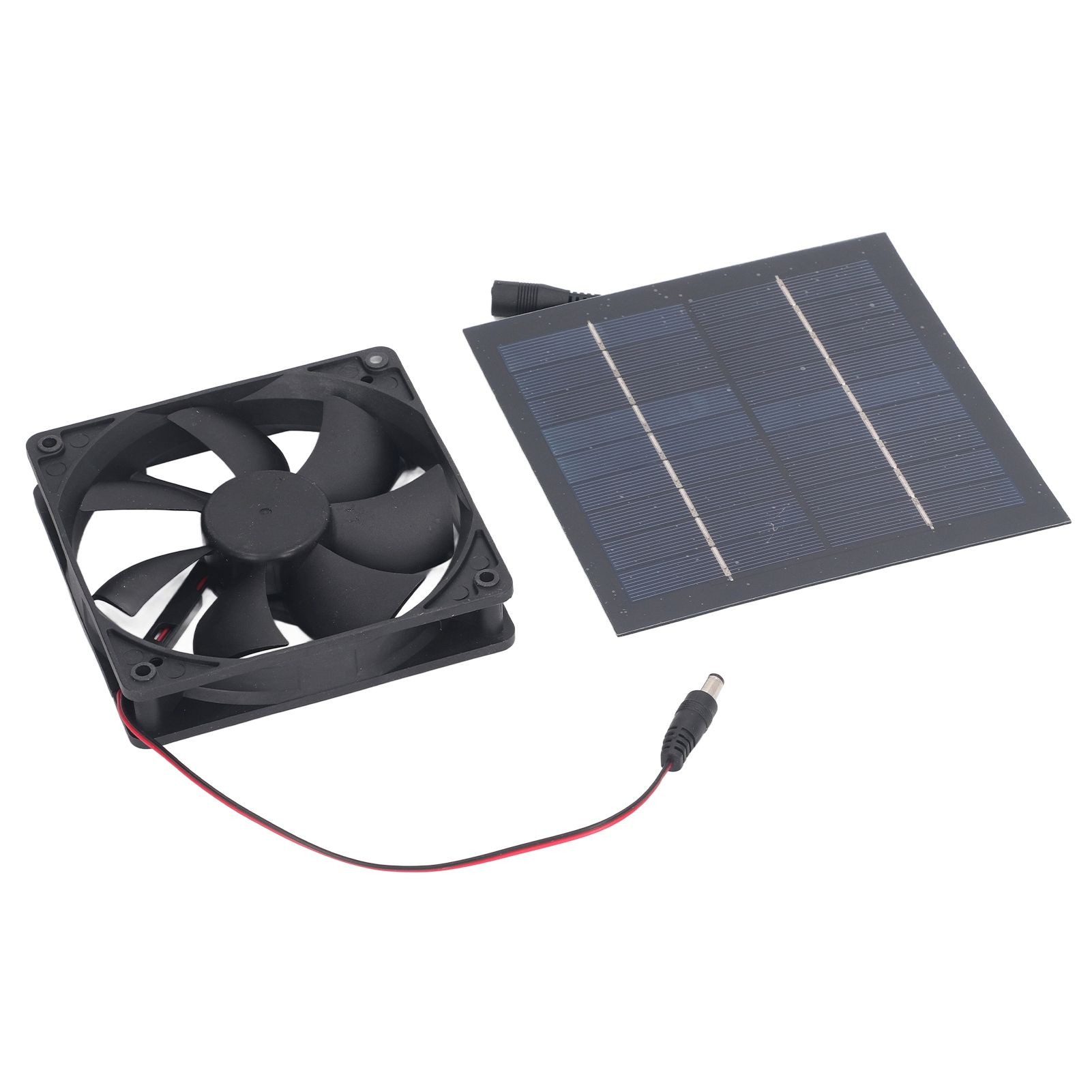Solar Panel Fan Kit 20W IP65 Waterproof for Outside Small Chicken Coops Greenhouses Sheds Pet Houses Window Exhaust - Image 5