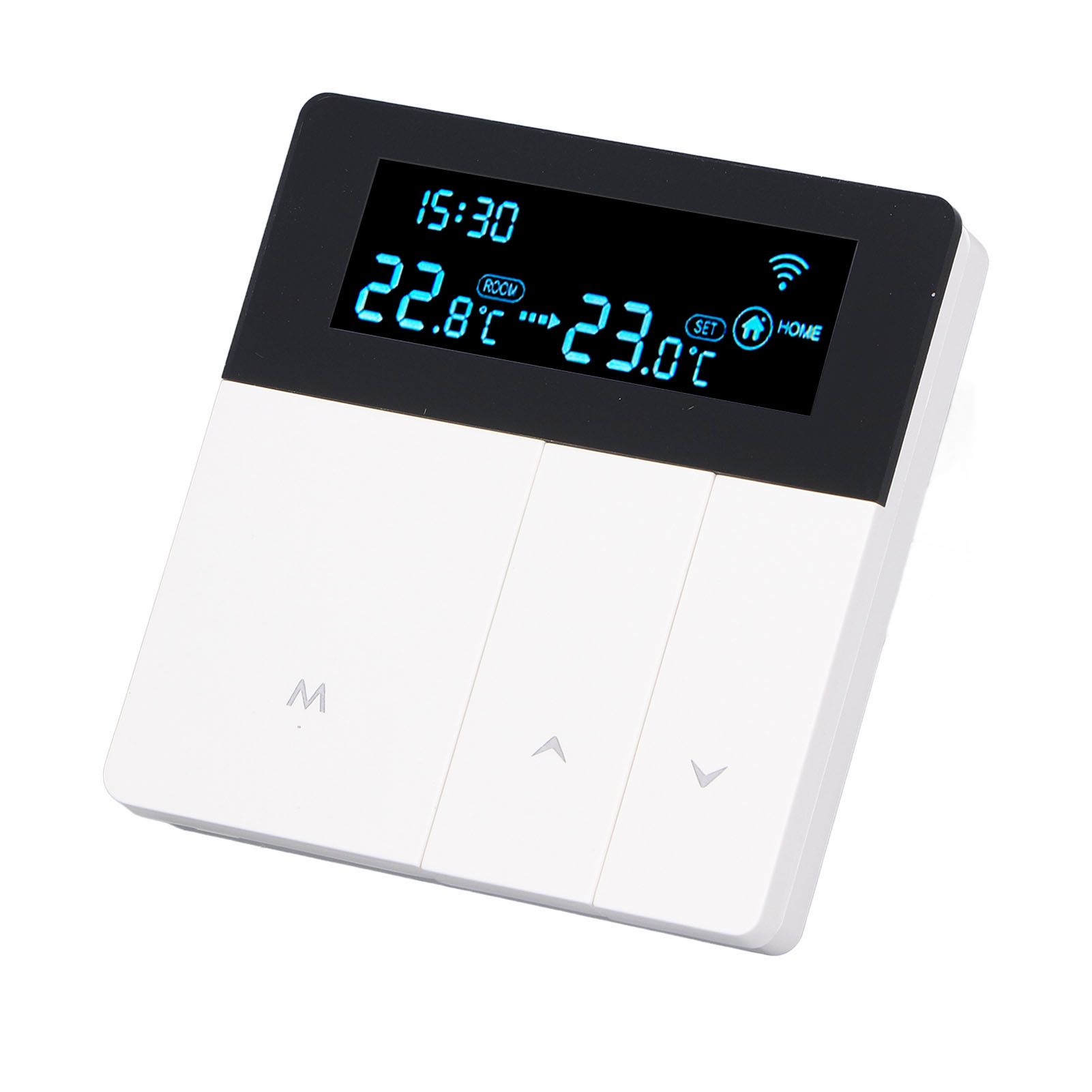 3A Smart Thermostat LCD Color Screen High Accuracy Programmable Thermostat Water Heating Boiler Heating for Home Shopping Mall AC90‑240V White Without WiFi - Image 2