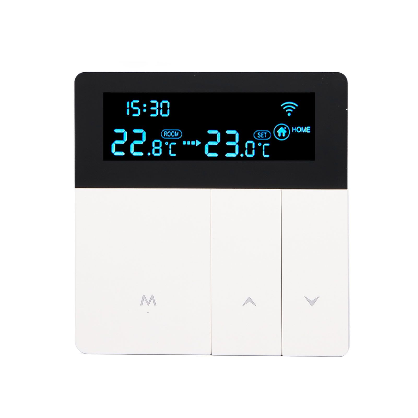 3A Smart Thermostat LCD Color Screen High Accuracy Programmable Thermostat Water Heating Boiler Heating for Home Shopping Mall AC90‑240V White Without WiFi - Image 6