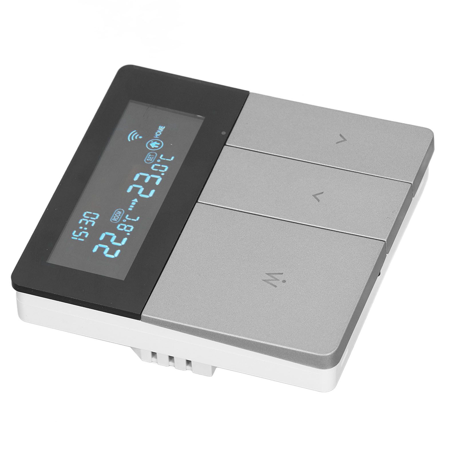 16A Smart Color Thermostat Programmable Smart Electric Heating Thermostat for Home Offices Shopping Malls Hotels AC 90V‑240V Gray WiFi Style - Image 8
