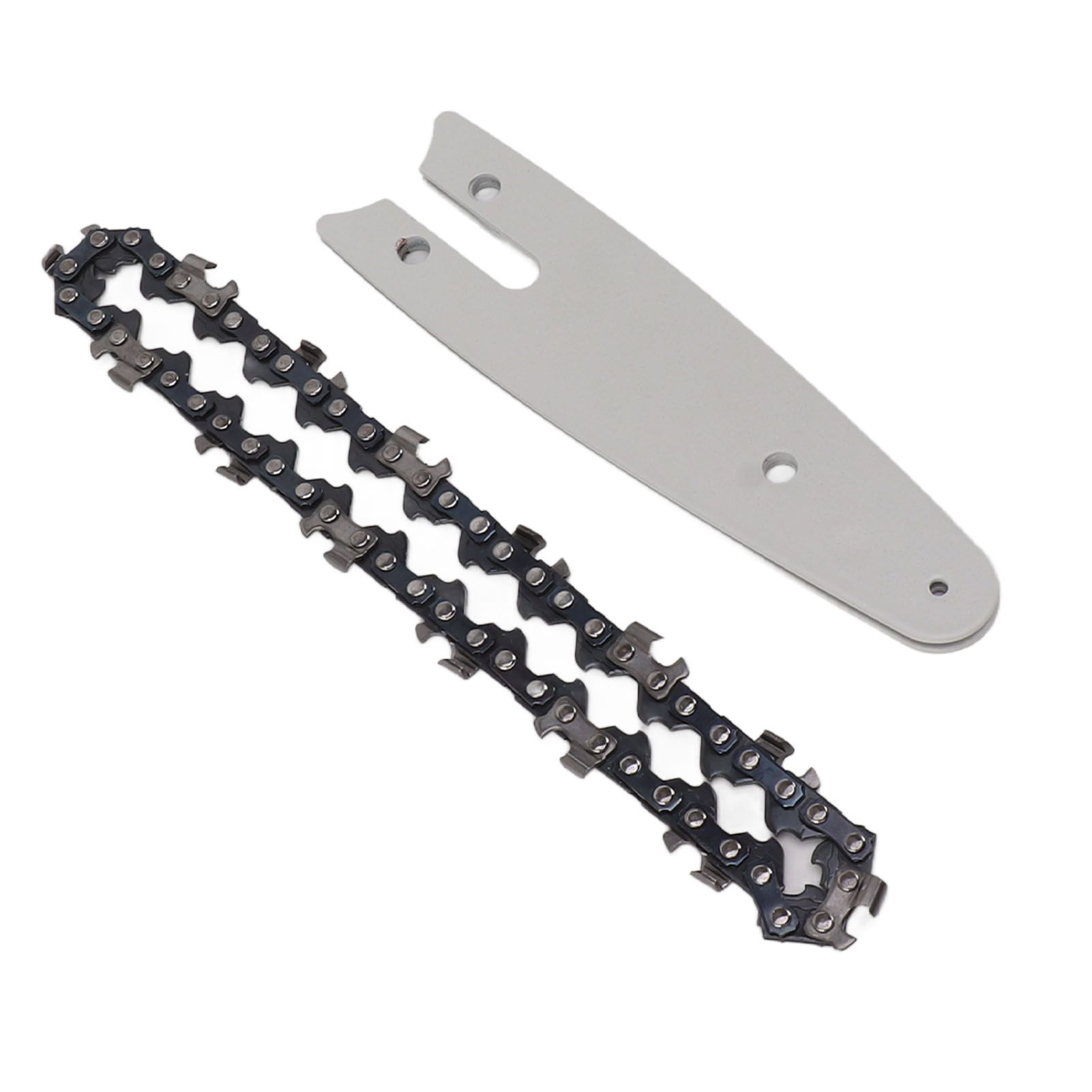 Mini Chain Guide Bar Combo Manganese Steel Faster Speed High Hardness Smooth Cutting Chainsaw Chain Guide Bar Replacement 4inch with 1/4 28 Links Chain - Image 4
