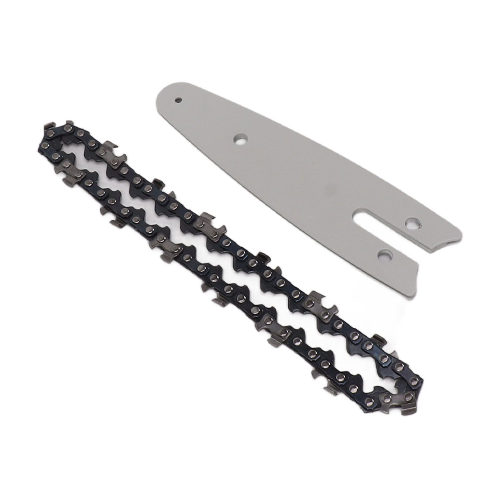 Mini Chain Guide Bar Combo Manganese Steel Faster Speed High Hardness Smooth Cutting Chainsaw Chain Guide Bar Replacement 4inch with 1/4 28 Links Chain - Image 5