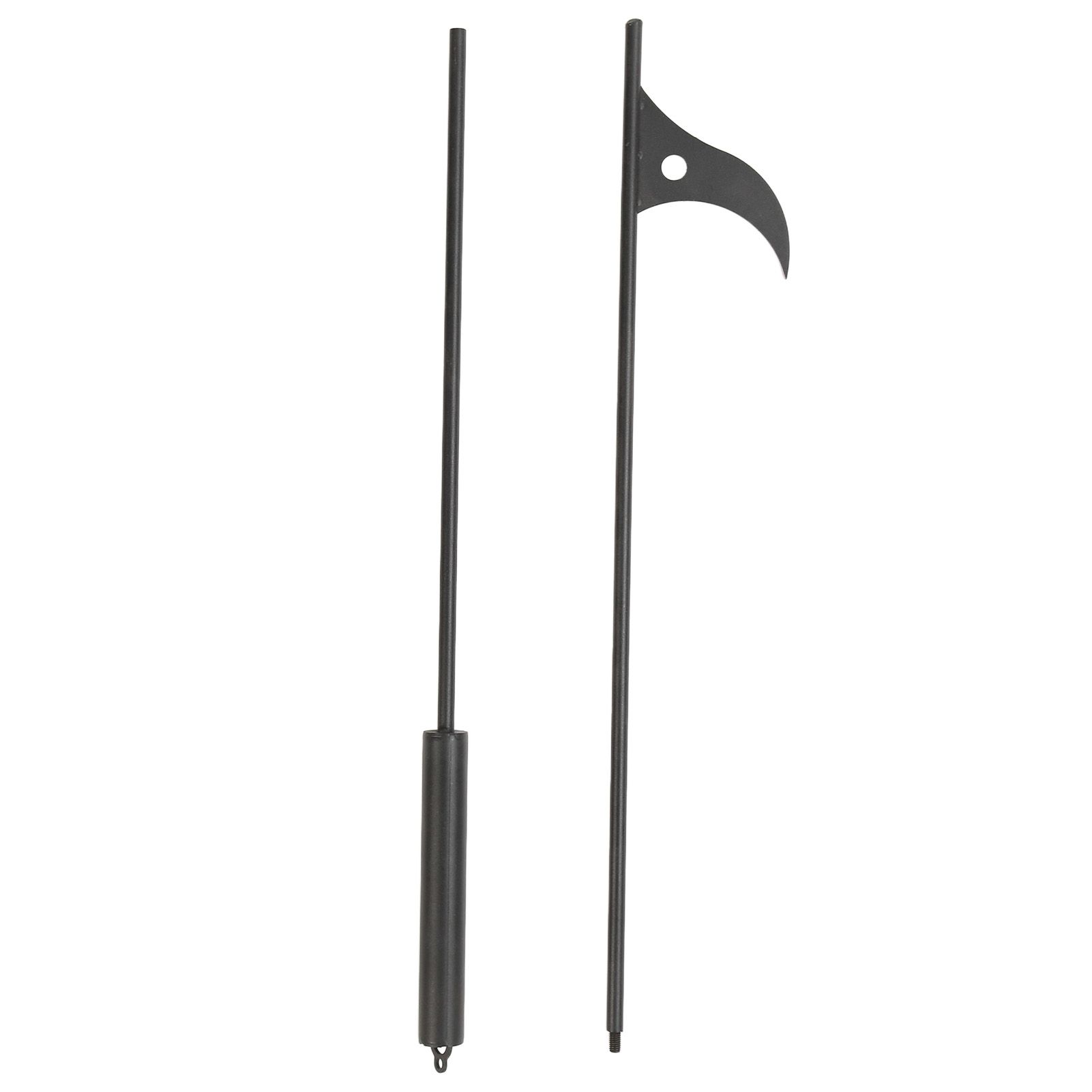 Fire Pit Poker Steel 40 Inch Long Removable Outdoor Fire Poker for Fireplace Campfire Wood Stove and Indoor Use - Image 1