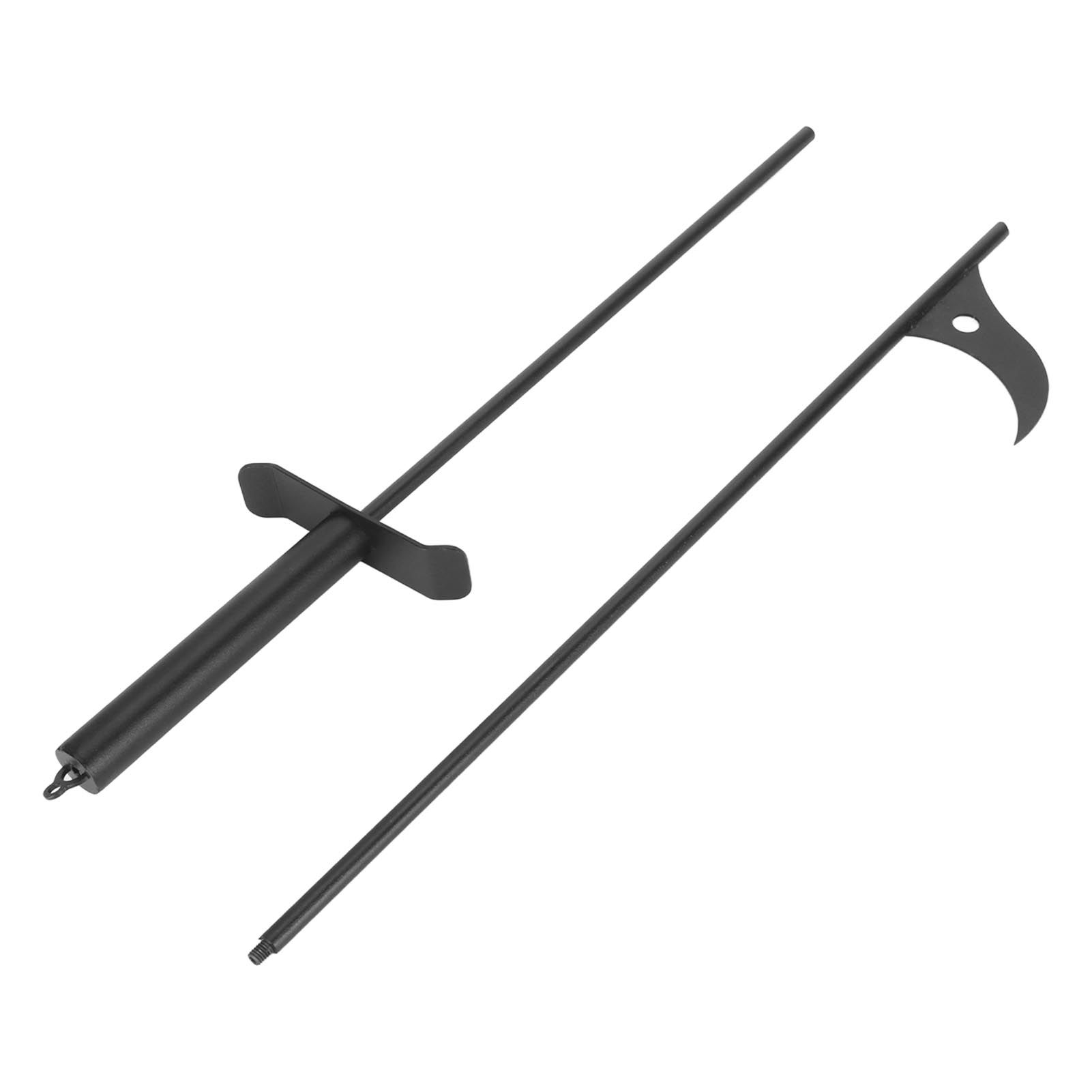 40in Fire Poker Fireplace Poker Rustproof Solid Steel Fire Pit Poker for Fireplace Camping Wood Stove Indoor Outdoor - Image 1