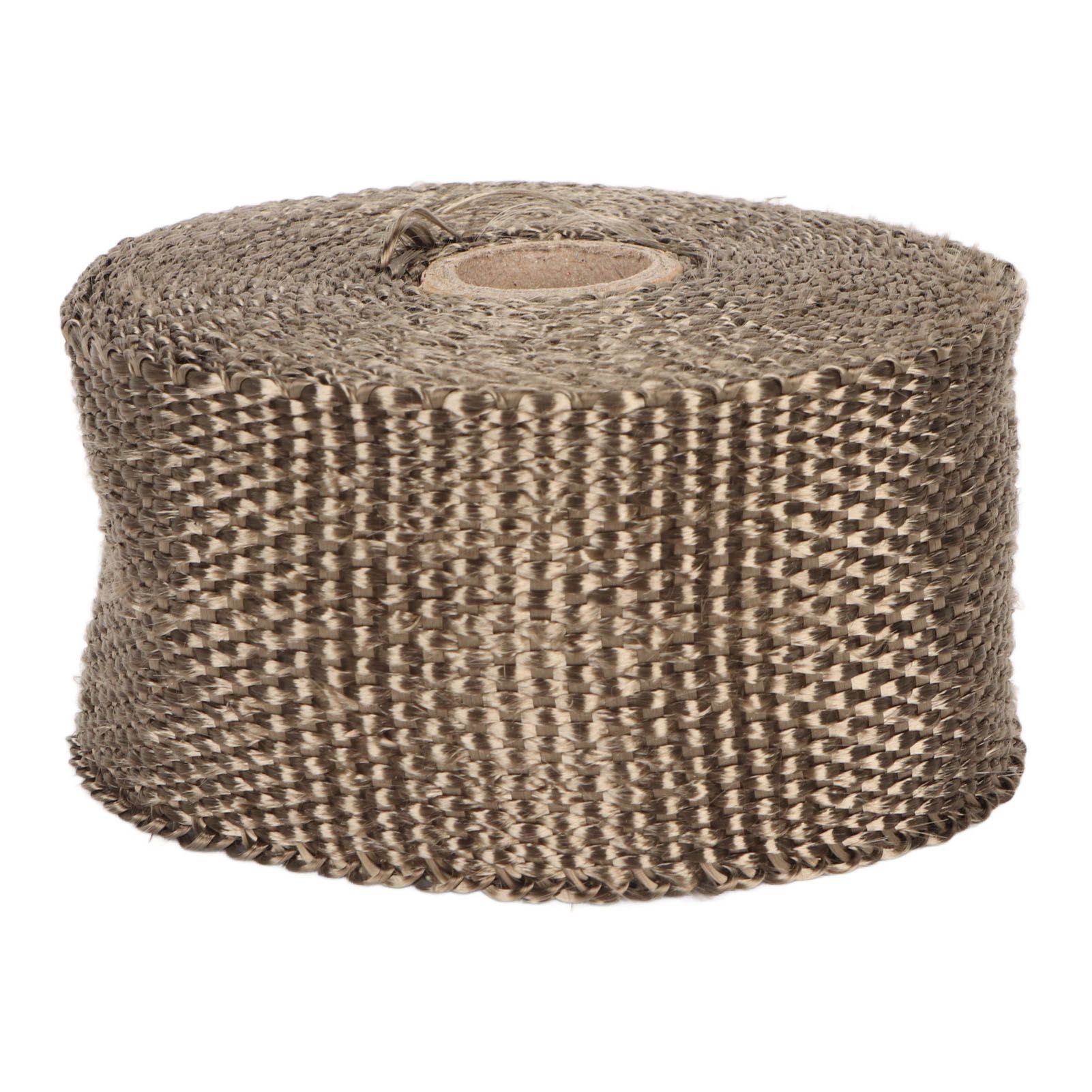 Fireproof Pipe Wrap Pipe Insulation Webbing Anti Scald Chimney Protective Wrap with 2 Clips for Furnace Tube Motorcycle Exhaust Pipes - Image 3