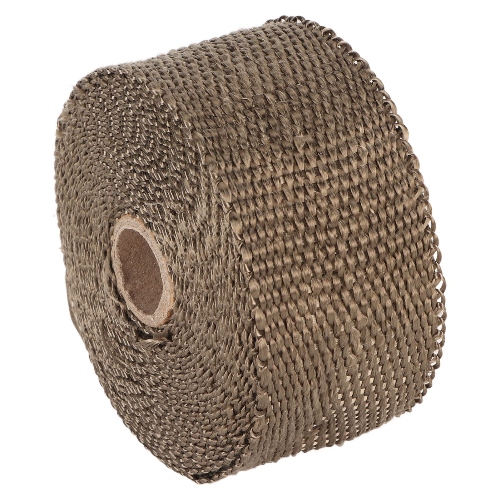 Fireproof Pipe Wrap Pipe Insulation Webbing Anti Scald Chimney Protective Wrap with 2 Clips for Furnace Tube Motorcycle Exhaust Pipes - Image 4