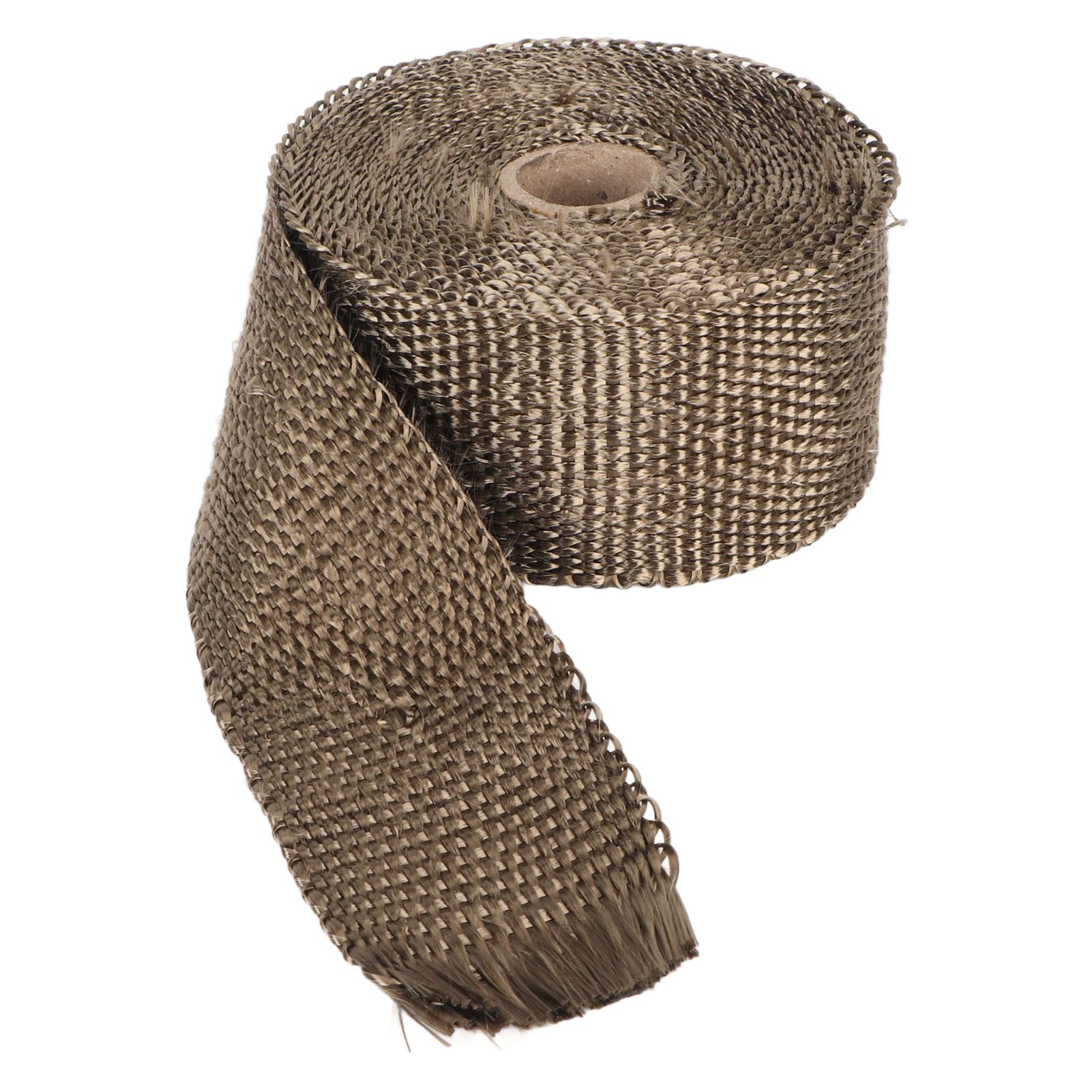 Fireproof Pipe Wrap Pipe Insulation Webbing Anti Scald Chimney Protective Wrap with 2 Clips for Furnace Tube Motorcycle Exhaust Pipes - Image 6