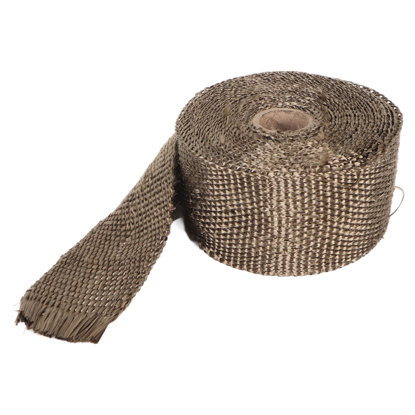 Fireproof Pipe Wrap Pipe Insulation Webbing Anti Scald Chimney Protective Wrap with 2 Clips for Furnace Tube Motorcycle Exhaust Pipes - Image 7