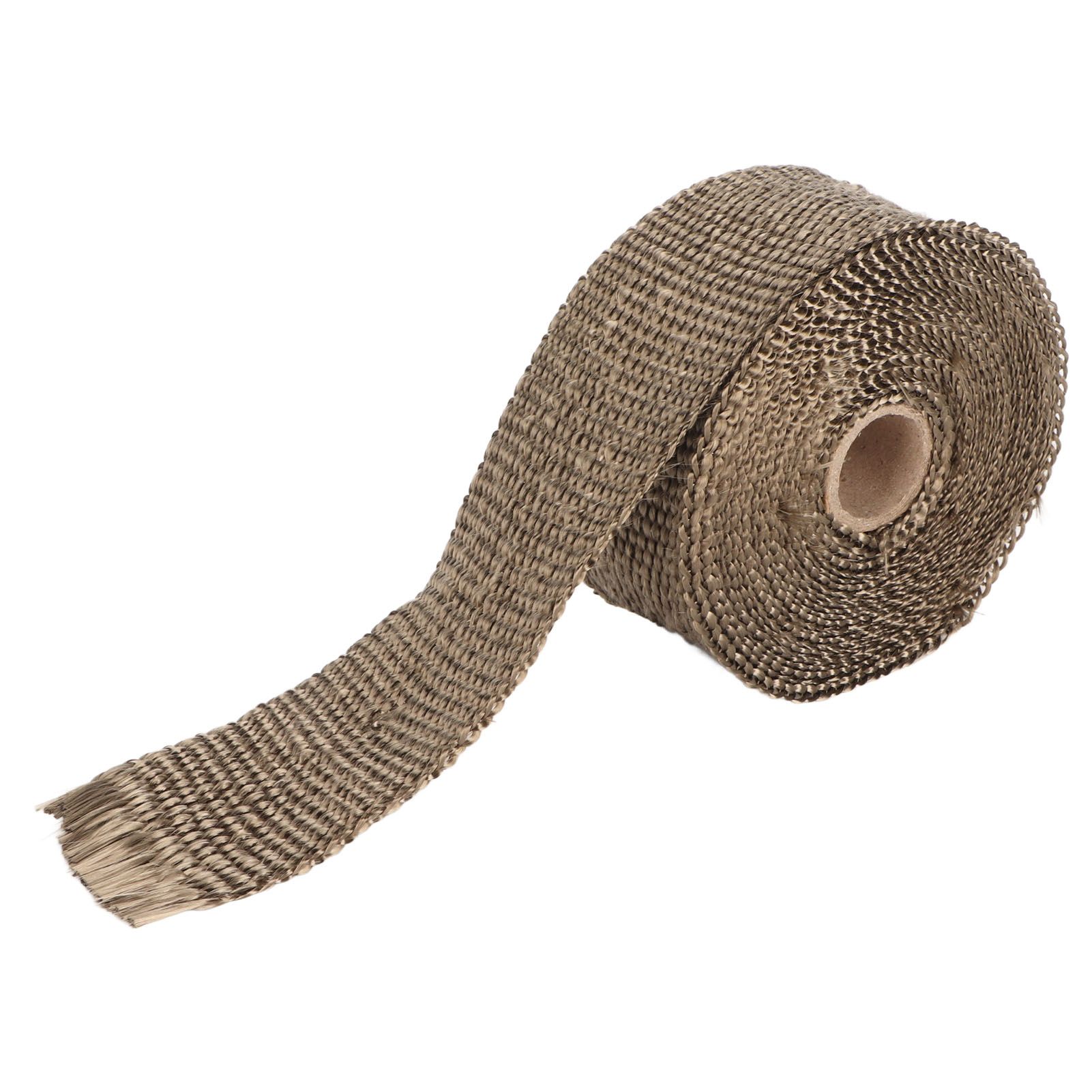 Fireproof Pipe Wrap Pipe Insulation Webbing Anti Scald Chimney Protective Wrap with 2 Clips for Furnace Tube Motorcycle Exhaust Pipes - Image 8