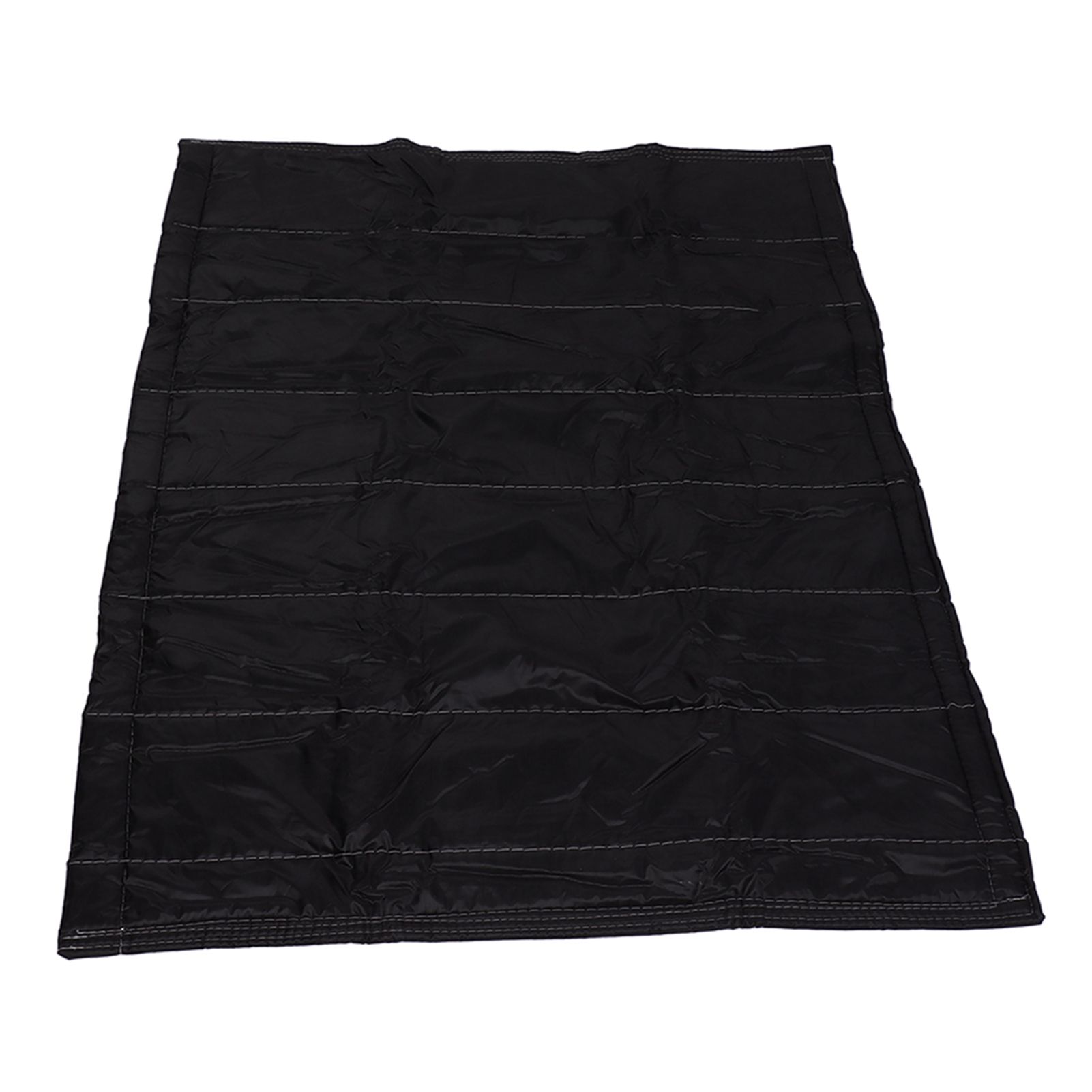 Fireplace Blanket Black Oxford Fabric 2 Layers Cotton Hook and Loop Fireplace Draft Stopper for Home Indoor Winter 39x32in - Image 2
