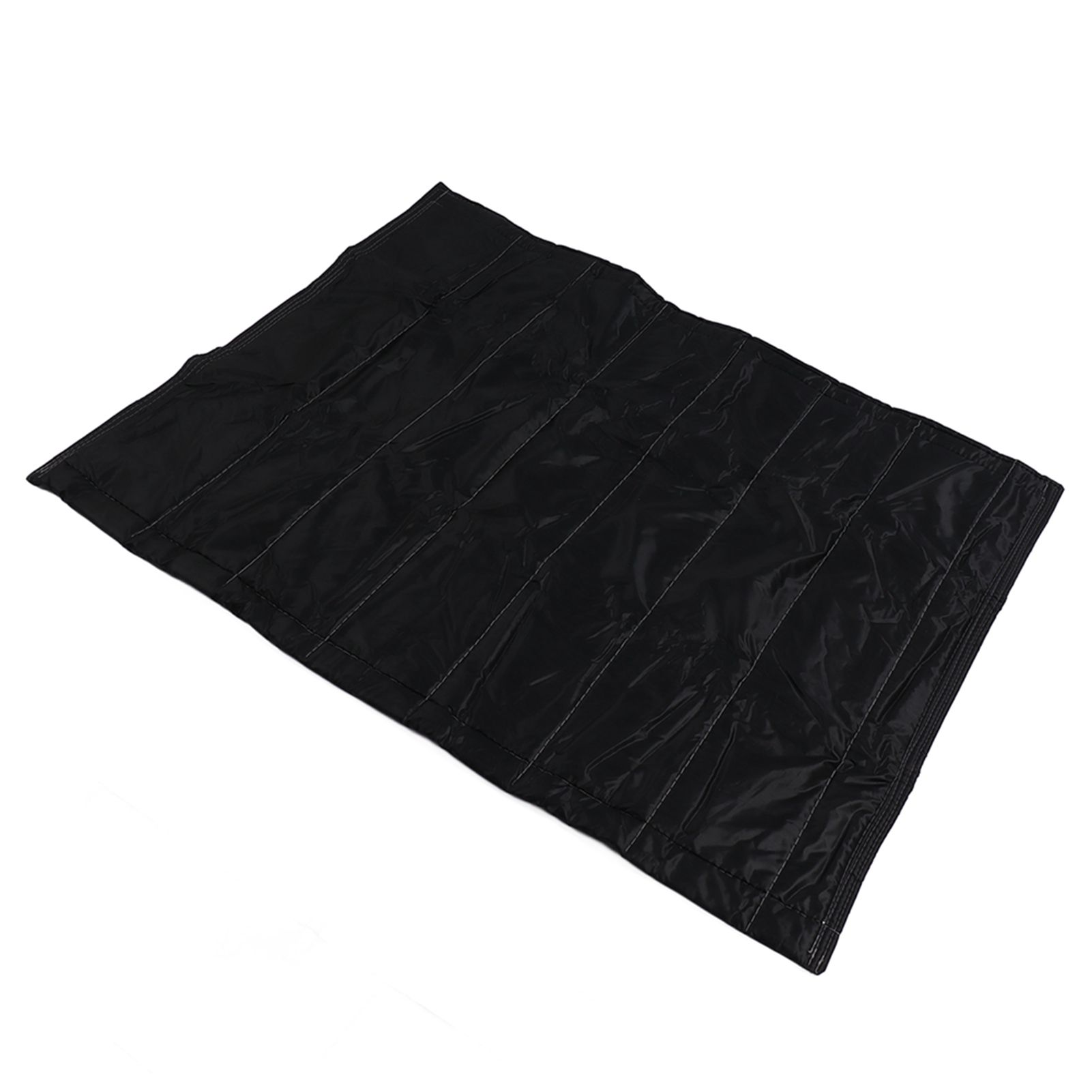 Fireplace Blanket Black Oxford Fabric 2 Layers Cotton Hook and Loop Fireplace Draft Stopper for Home Indoor Winter 39x32in - Image 3