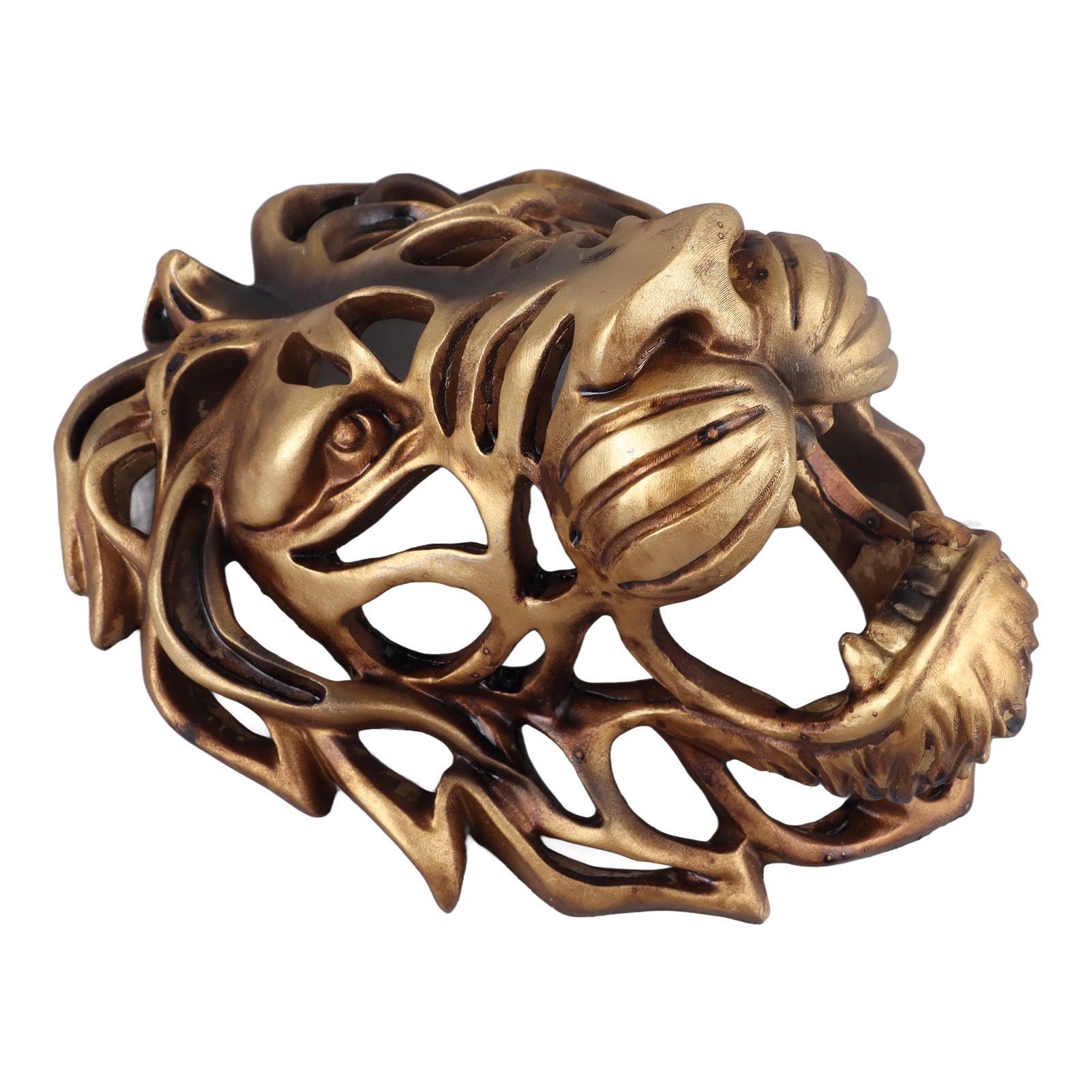 Lion Head Art Wall Decor Resin Vivid Lion Head Wall Mounted Art Sculpture for Living Room - Image 4