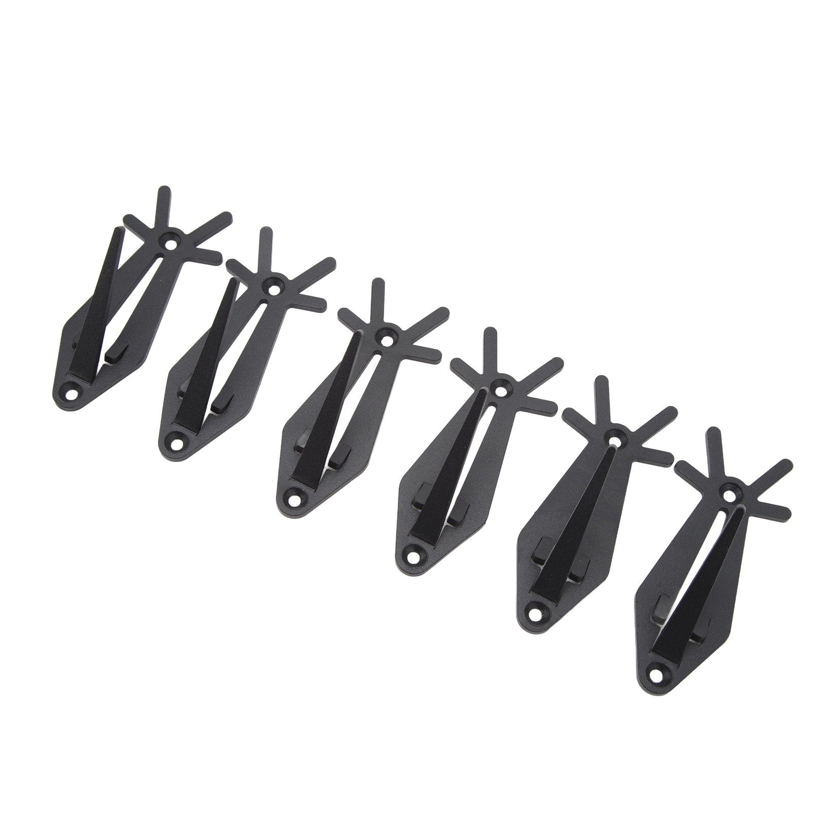 6pcs European Mount Skull Hanger Antler Style Skull Wall Mount Bracket Hangers Deer Hanger with Simple Easy Installation Kits - Image 3