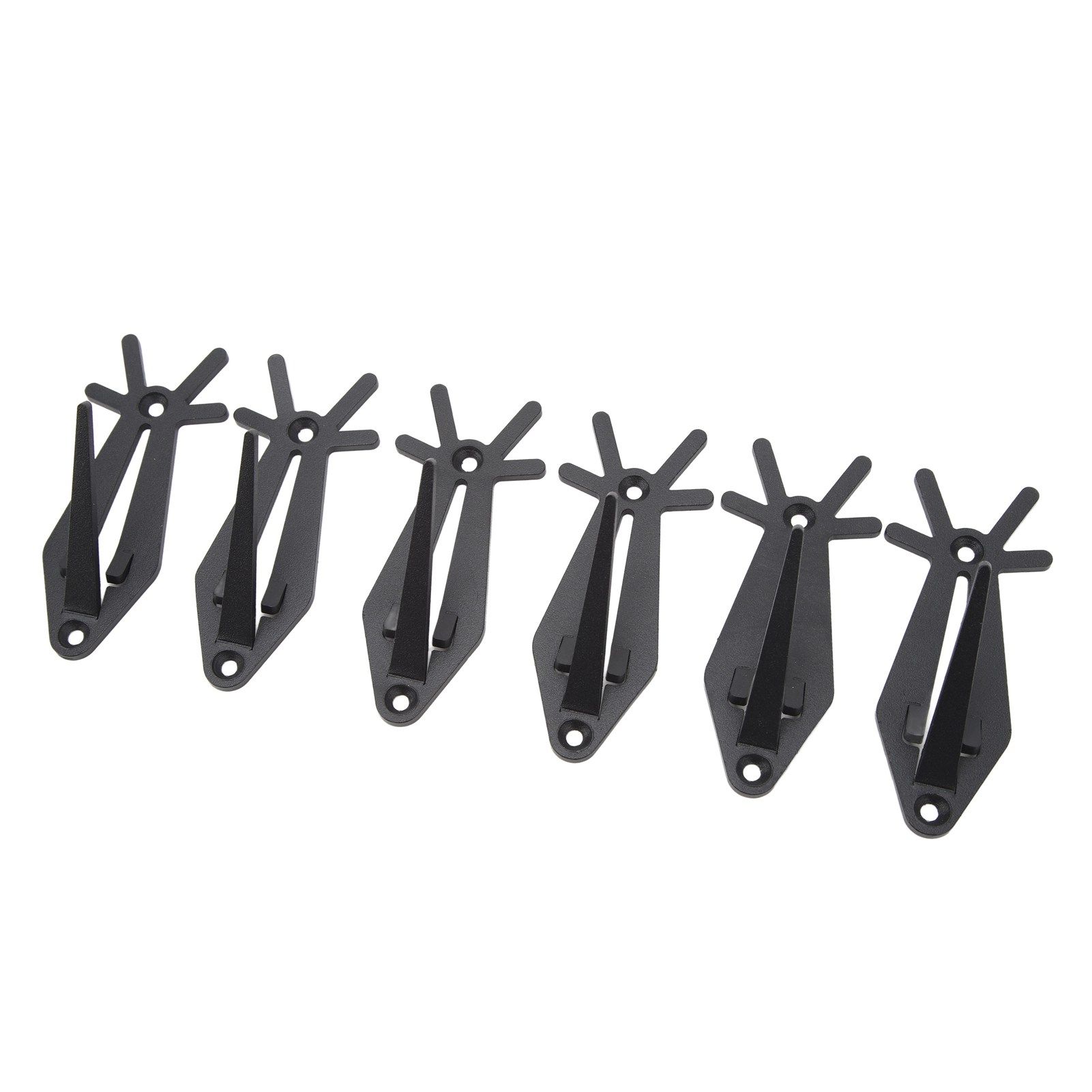 6pcs European Mount Skull Hanger Antler Style Skull Wall Mount Bracket Hangers Deer Hanger with Simple Easy Installation Kits - Image 6