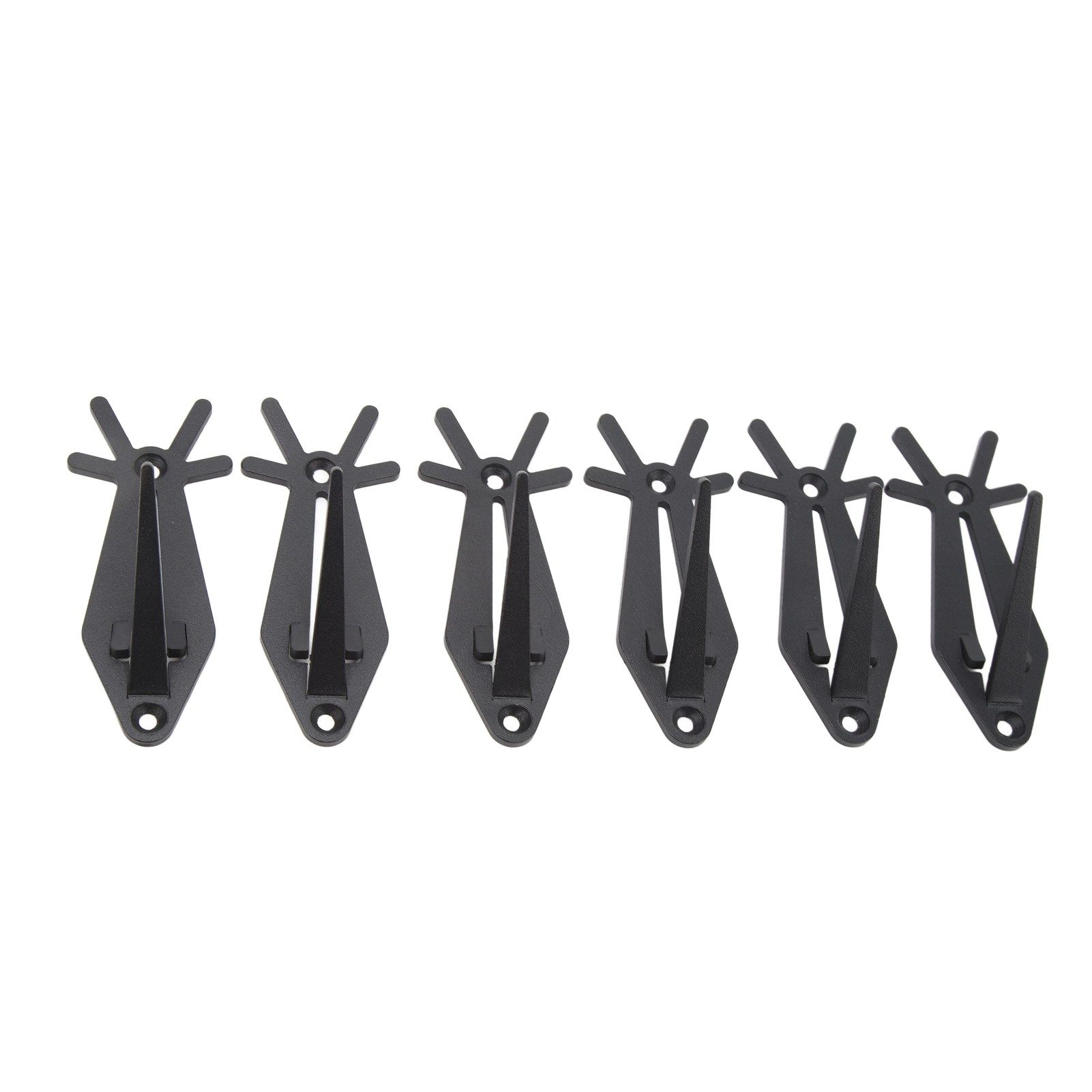 6pcs European Mount Skull Hanger Antler Style Skull Wall Mount Bracket Hangers Deer Hanger with Simple Easy Installation Kits - Image 8
