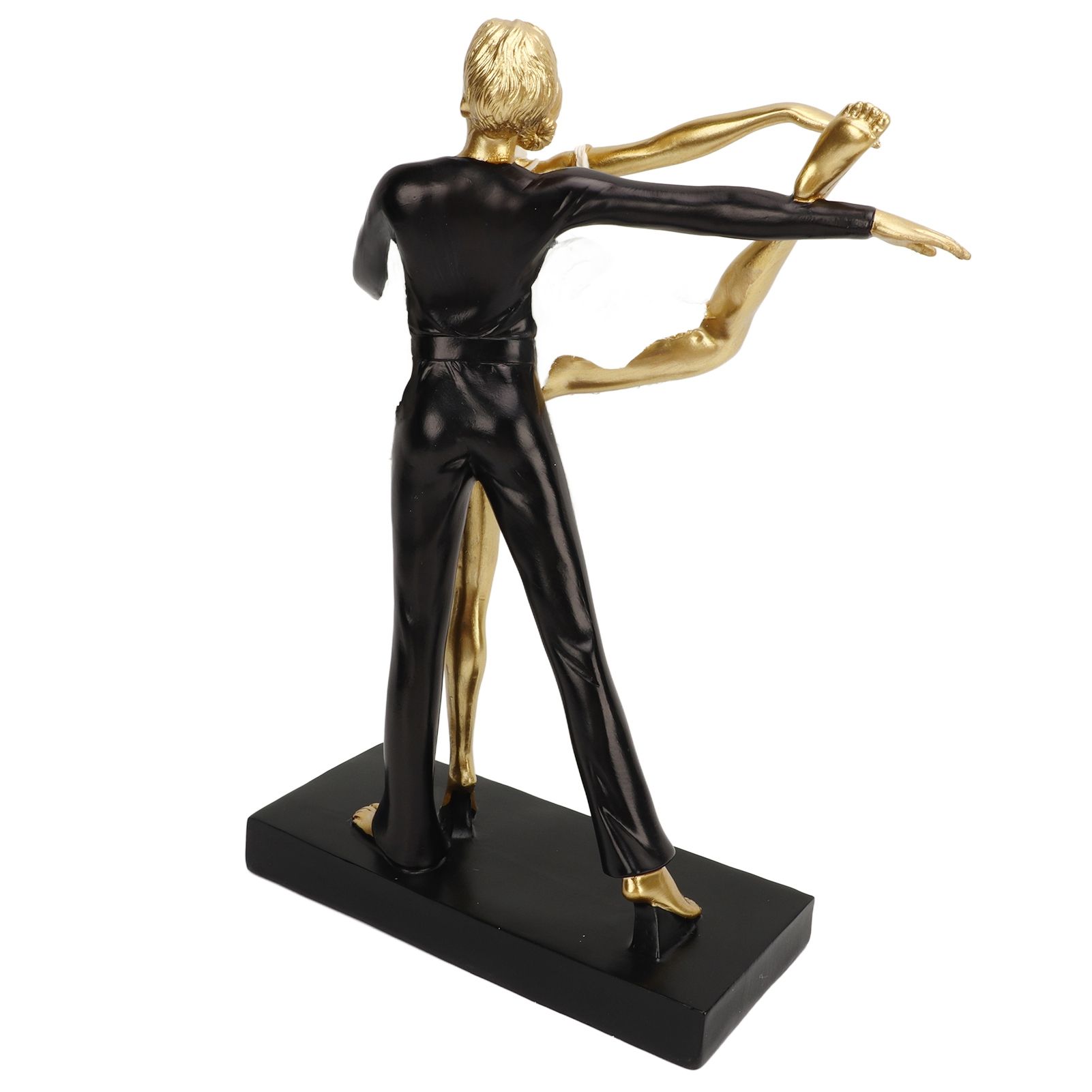Romantic Couple Dancing Sculpture Decoration Resin Elegant Couple Ballet Dancer Statue Figurine Ornament Gold 7130W‑02 - Image 7