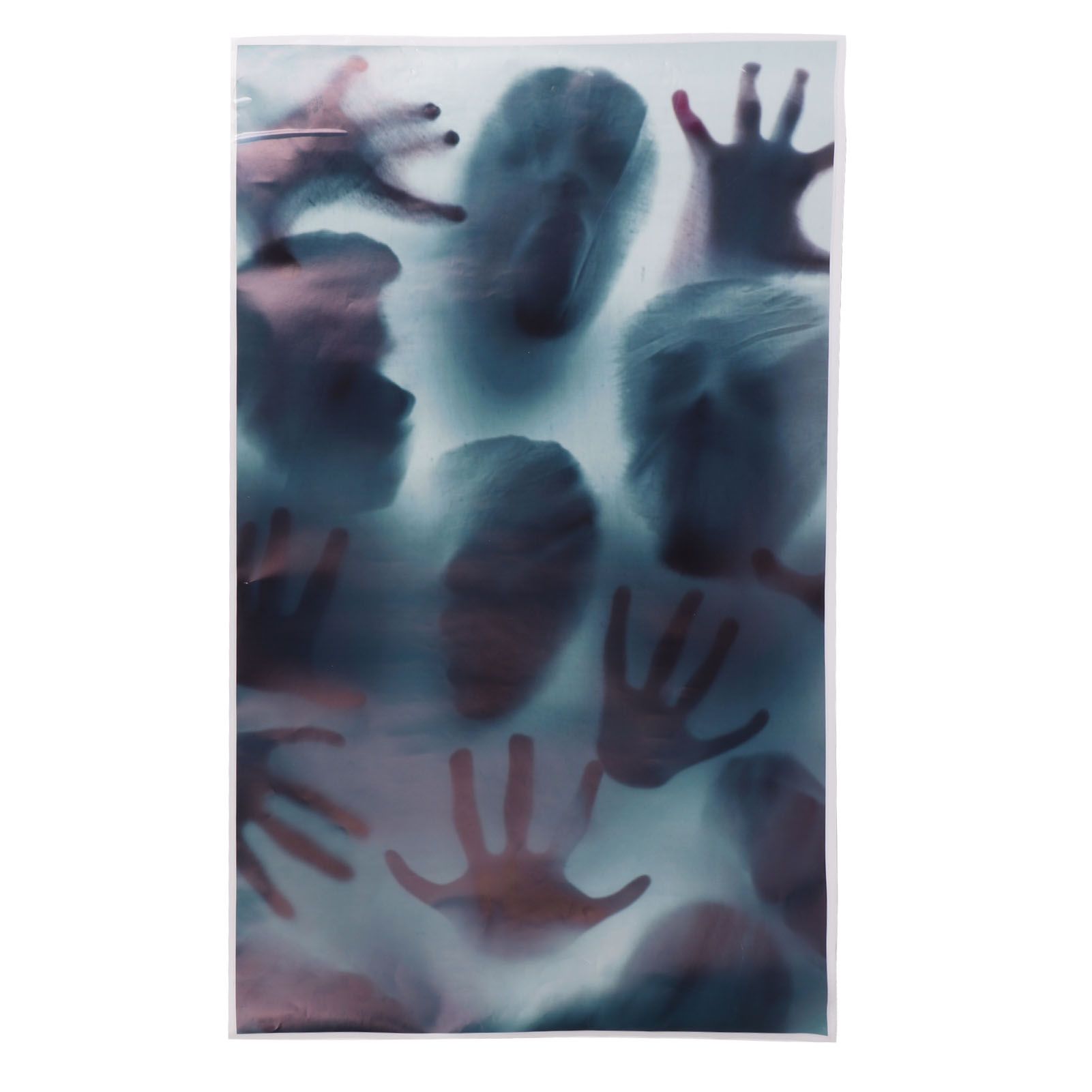 Halloween Decorations PVC Large Halloween Window Cling Scary Halloween Window Sticker - Image 1