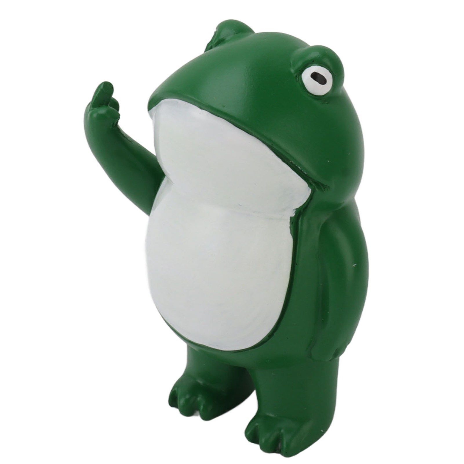 Middle Finger Frog Ornament Outdoor Patio Quirky Little Frog Ornament for Home Office Desktop - Image 5