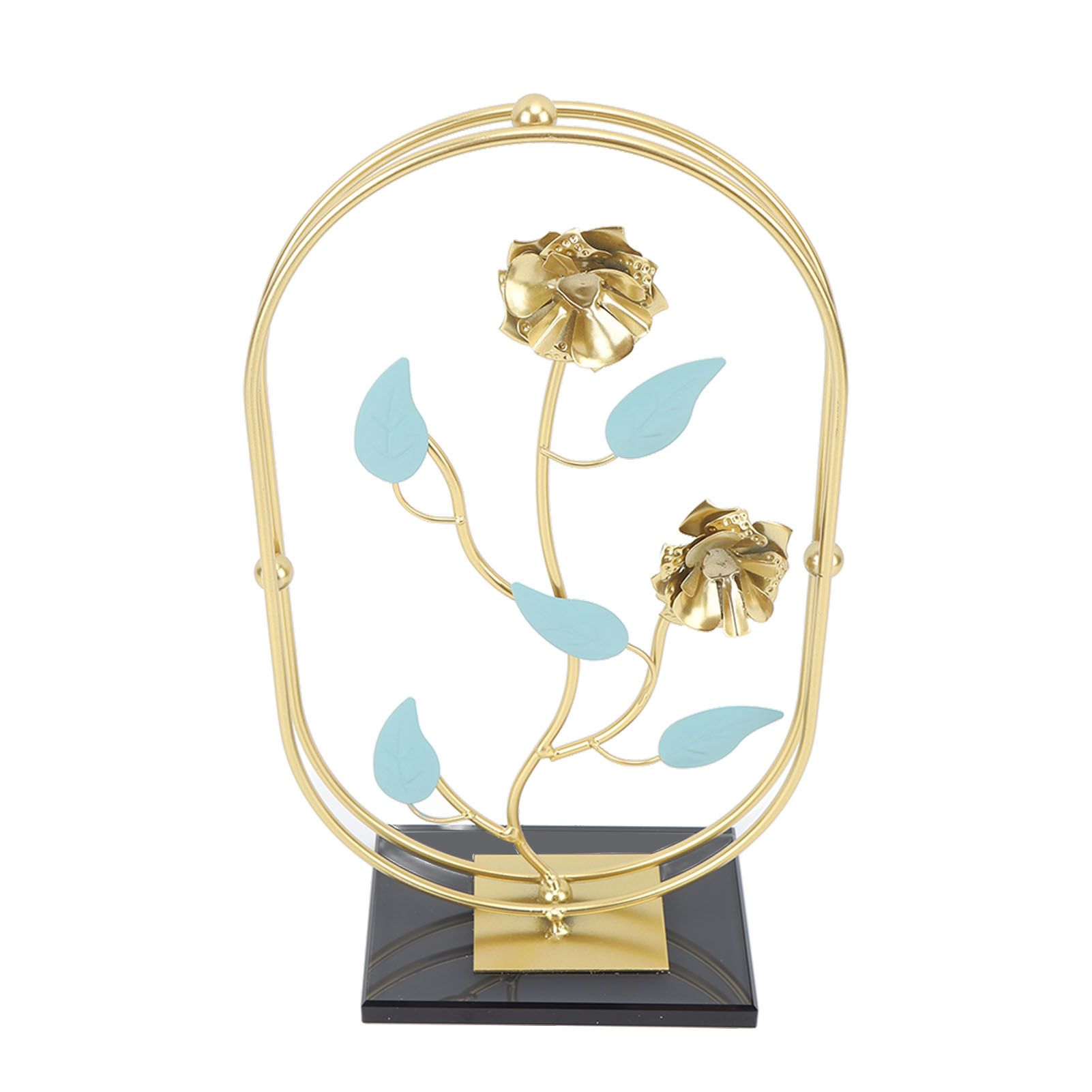 Table Top Ornament Nordic Style Innovative Metal Iron Craft Decoration for TV Cabinet Rose - Image 5