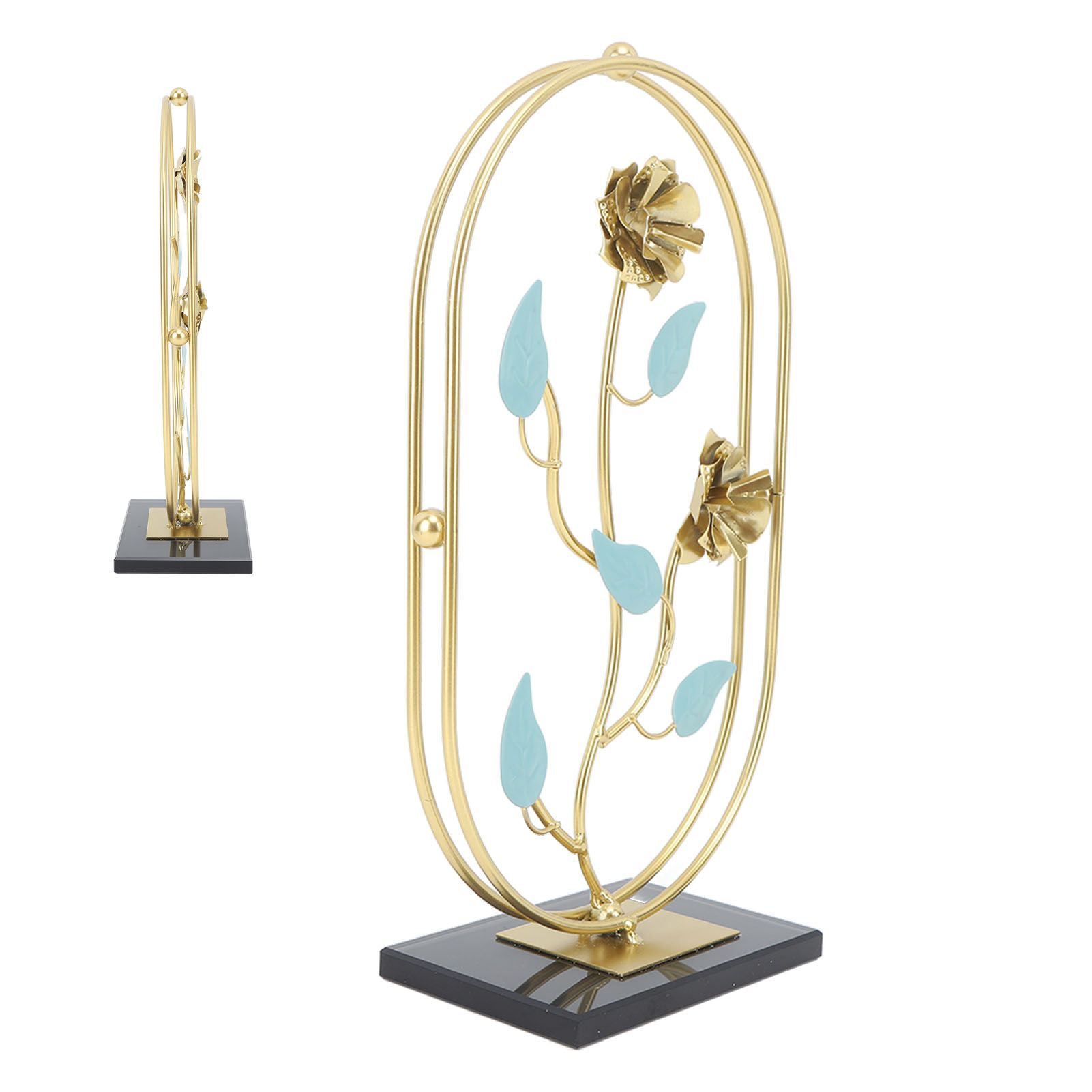 Table Top Ornament Nordic Style Innovative Metal Iron Craft Decoration for TV Cabinet Rose - Image 7