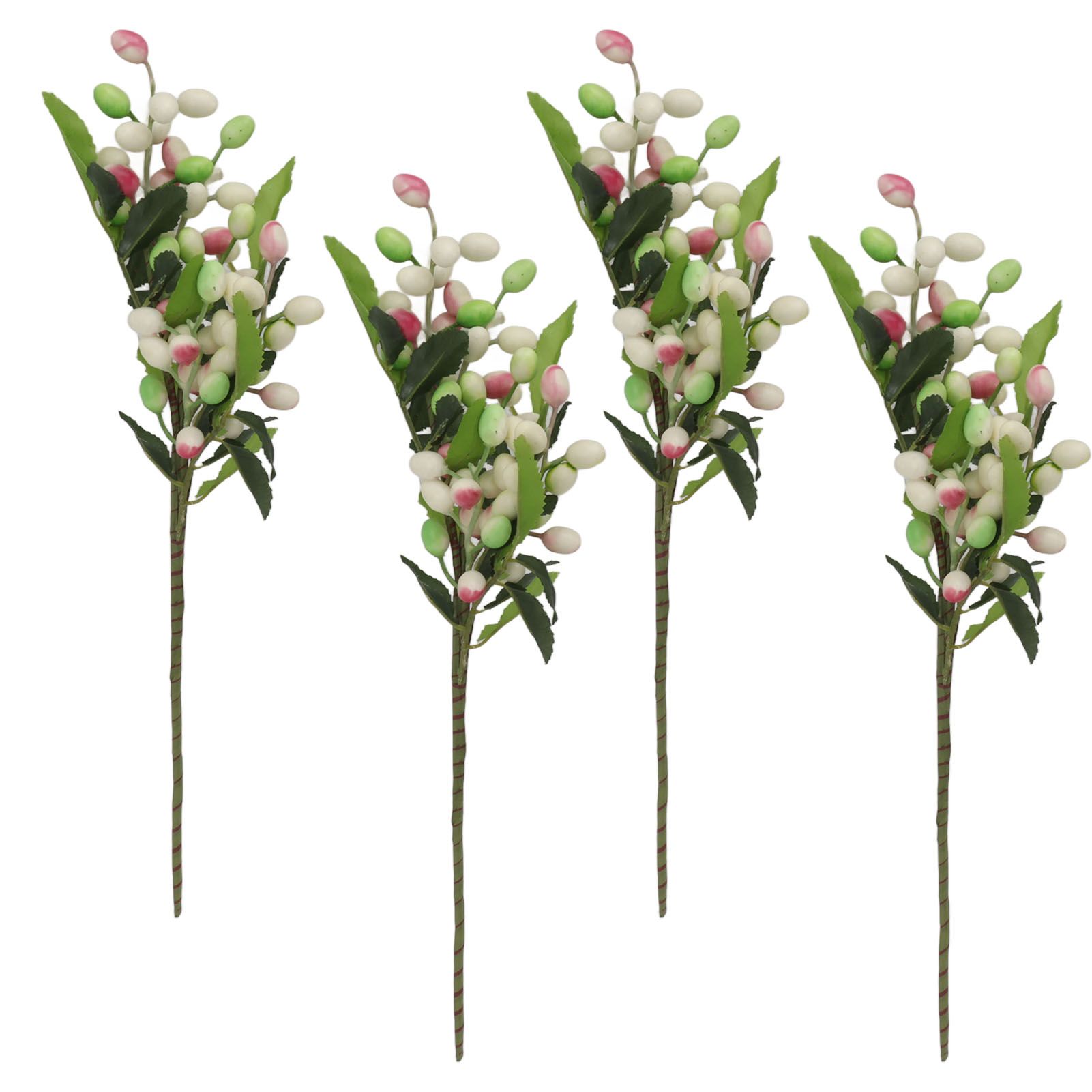 5PCS Artificial Berries Artificial Pip Berry Stems Decoration for Living Room Office Purple - Image 2